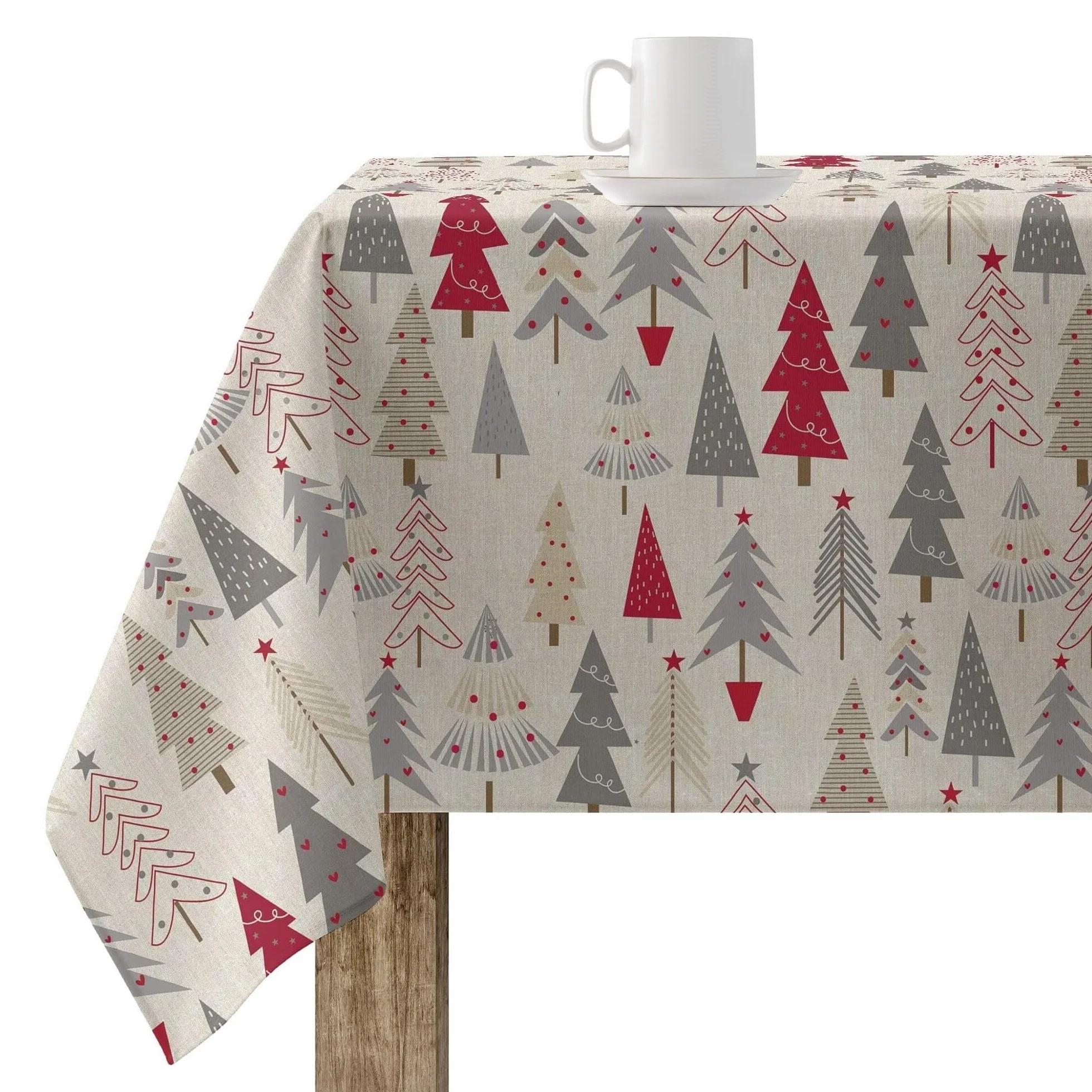 BL BELUM | Mantel Navidad 300x180 Antimanchas Impermeable Tacto Extrasuave Diseño Navideño - Mantel de Navidad Hecho en España Acabado Premium y Durabilidad