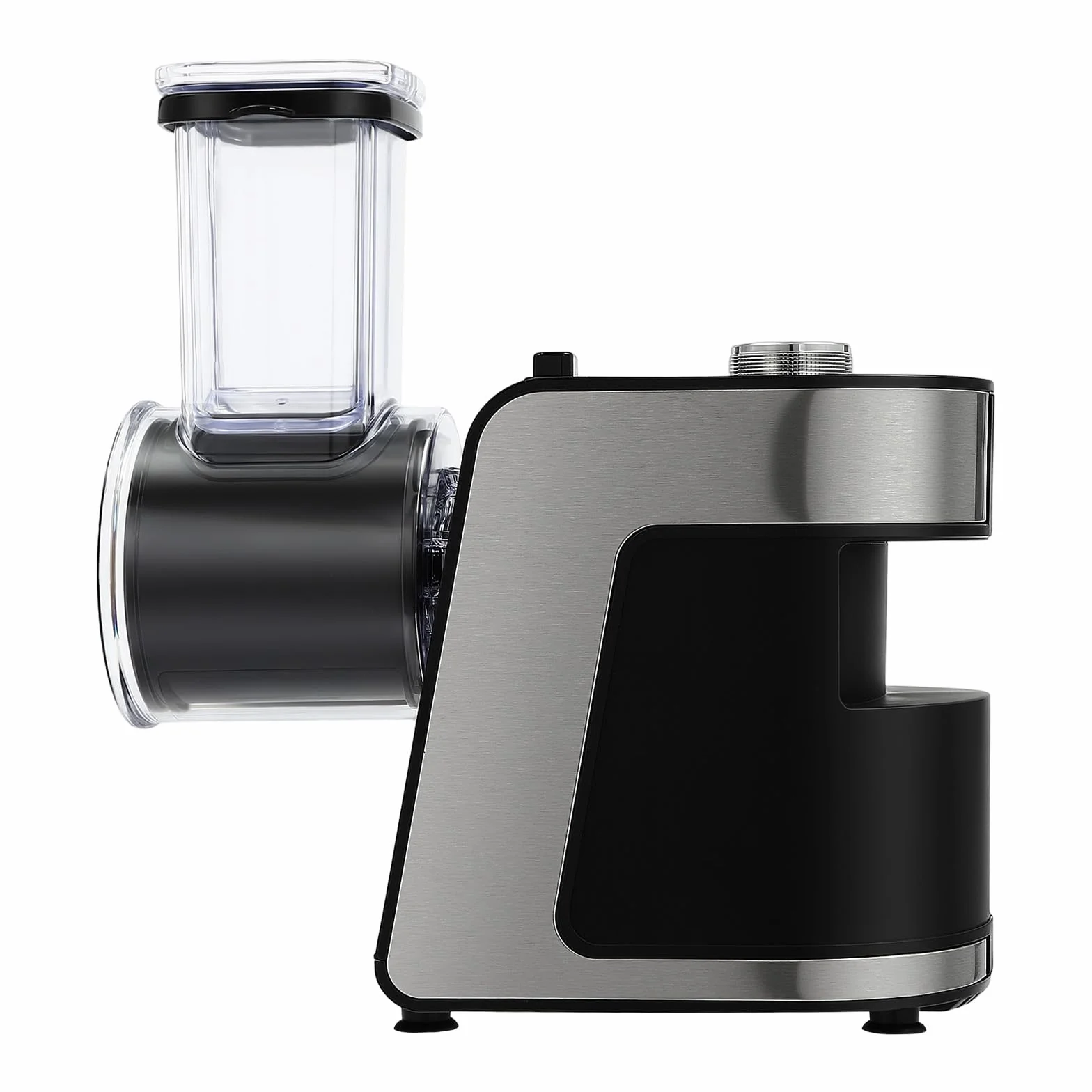 SK-1180 - Cortador de verduras eléctrico | Rallador para frutas y verduras | patatas, pepinos, cebollas, rábanos | 10 cuchillas extraafiladas | empujador de alimentos y pies con ventosa