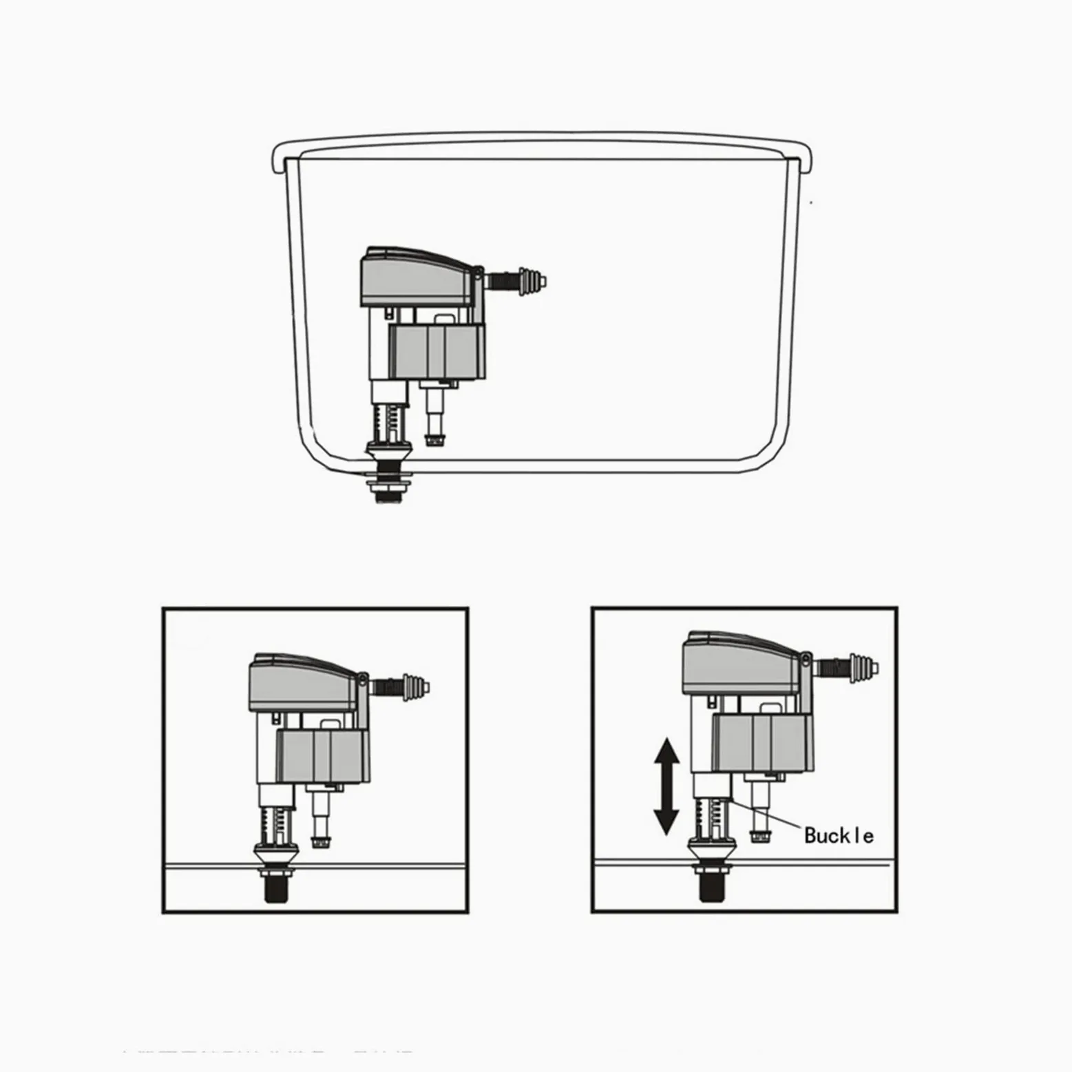 VOREAL Batomio ToiletToilet Válvula de Entrada muda Flotación Flotación Bajo Tanque de Agua Hidratación Accesorios de Agua Válvula de Agua Leisurely