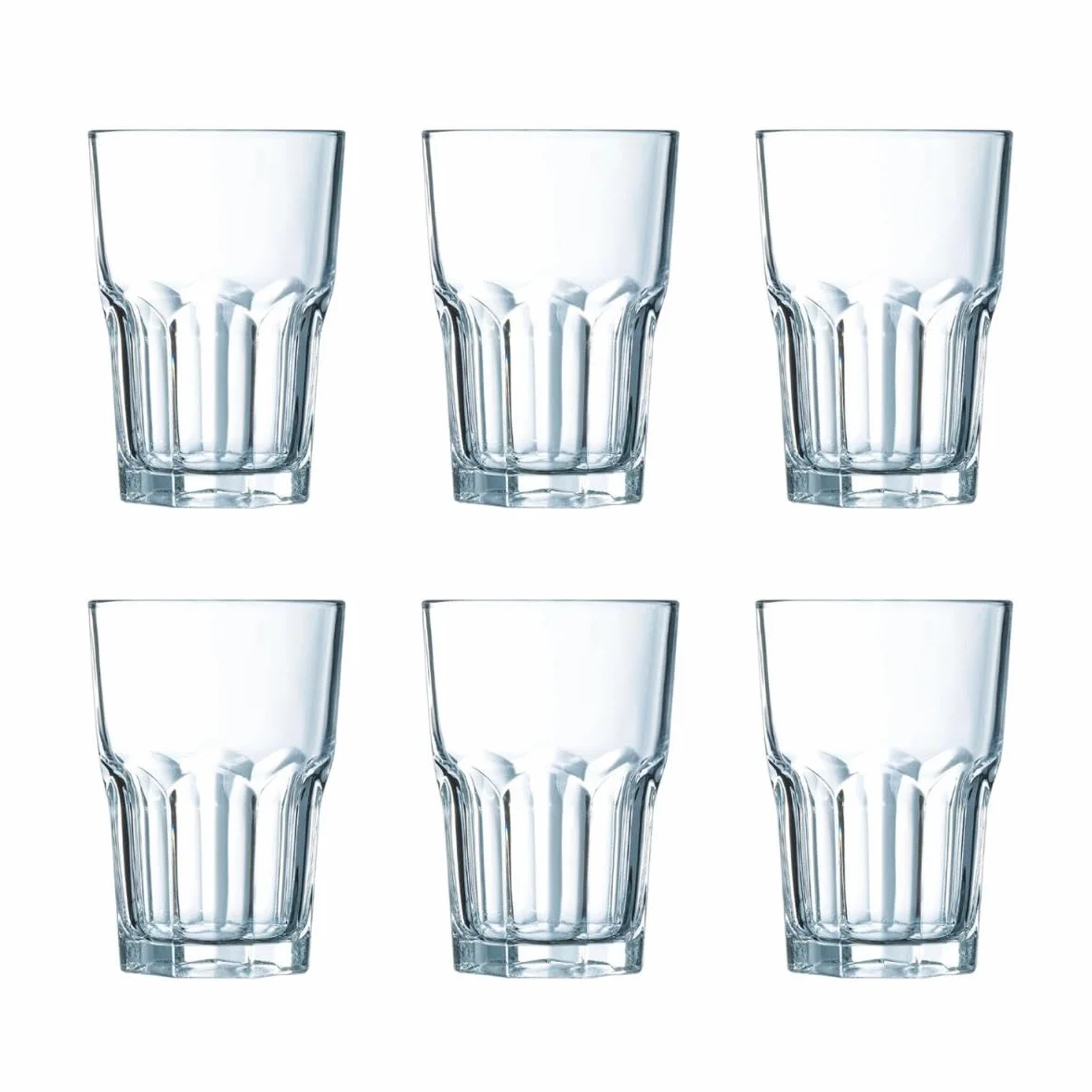 Luminarc New America Set 6 Vaso Alto Vidrio Eco 40cl Sodo Ecológico