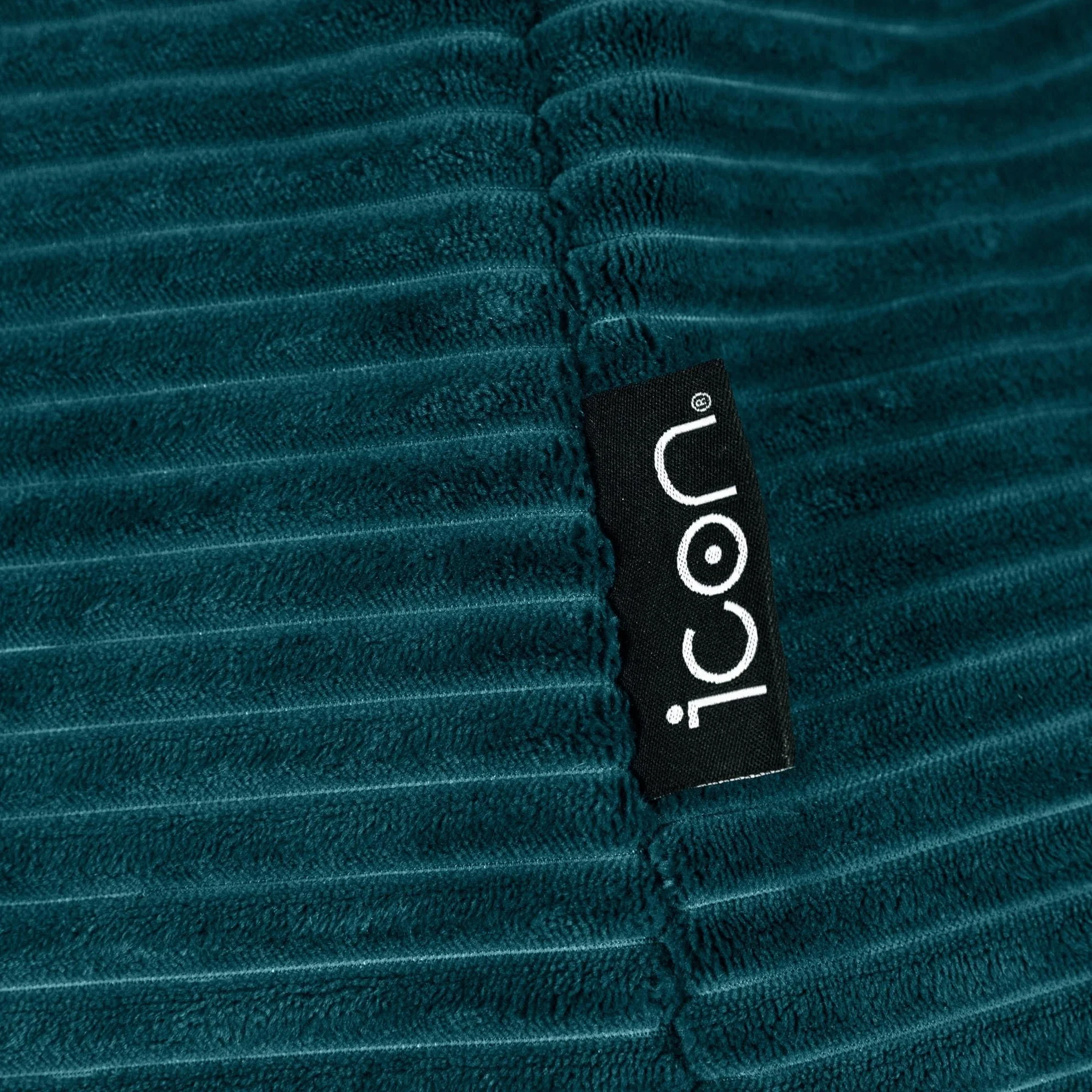 Icon Morgan Puff Infantil, Suaves y Cómodos Tela de Pana, Puff con Relleno Includio, Sillas Infantiles, Sillon Niños Infantil para Decoracion Habitacion Niña o Niño, Verde Azulado