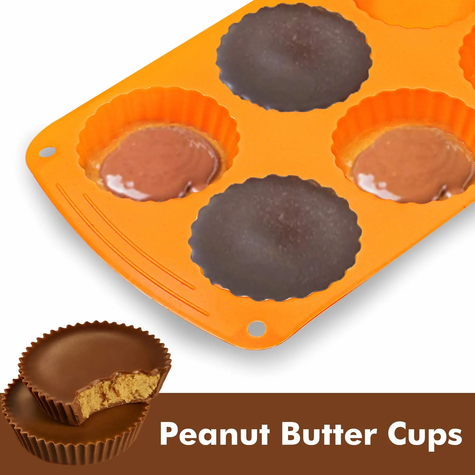 webake Molde pequeño de silicona para tarta, 2 unidades, 7,5 cm, forma de quiche, cacahuete, mantequilla, molde para quiche