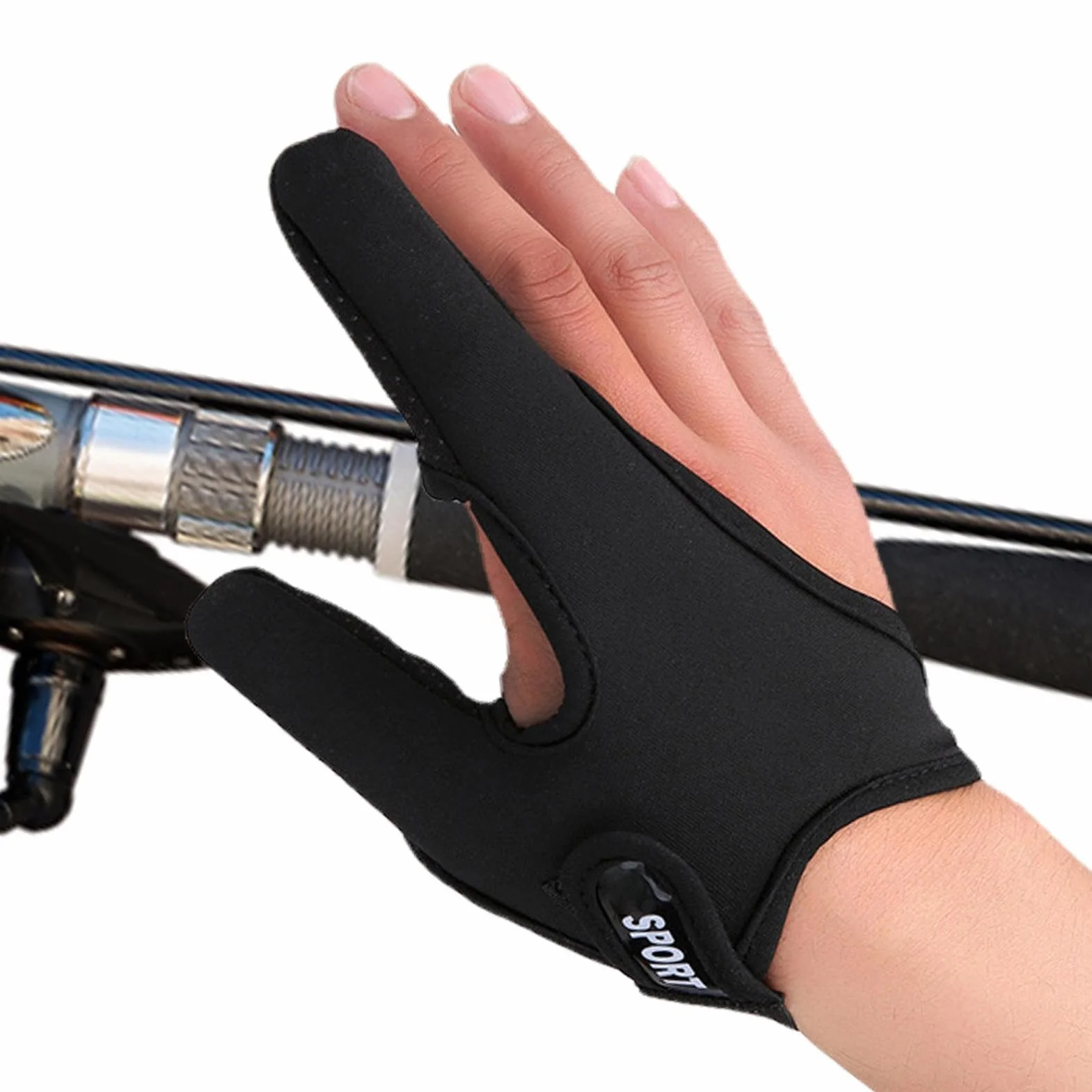 Guantes de pesca antideslizantes con protección de dedos para surf, hombres y mujeres