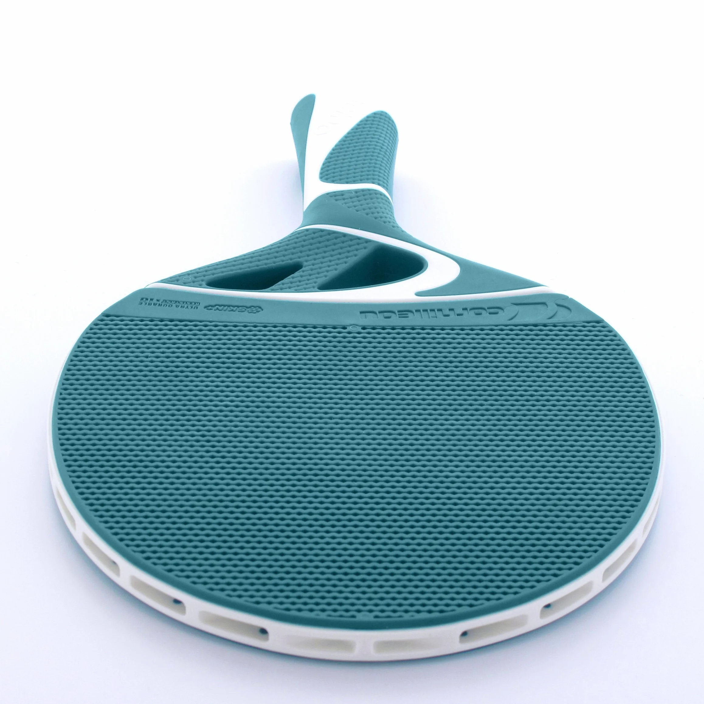 Cornilleau Tacteo Duo Set de 2 Raquetas y 3 Pelotas, Unisex Adulto, Verde/Rojo