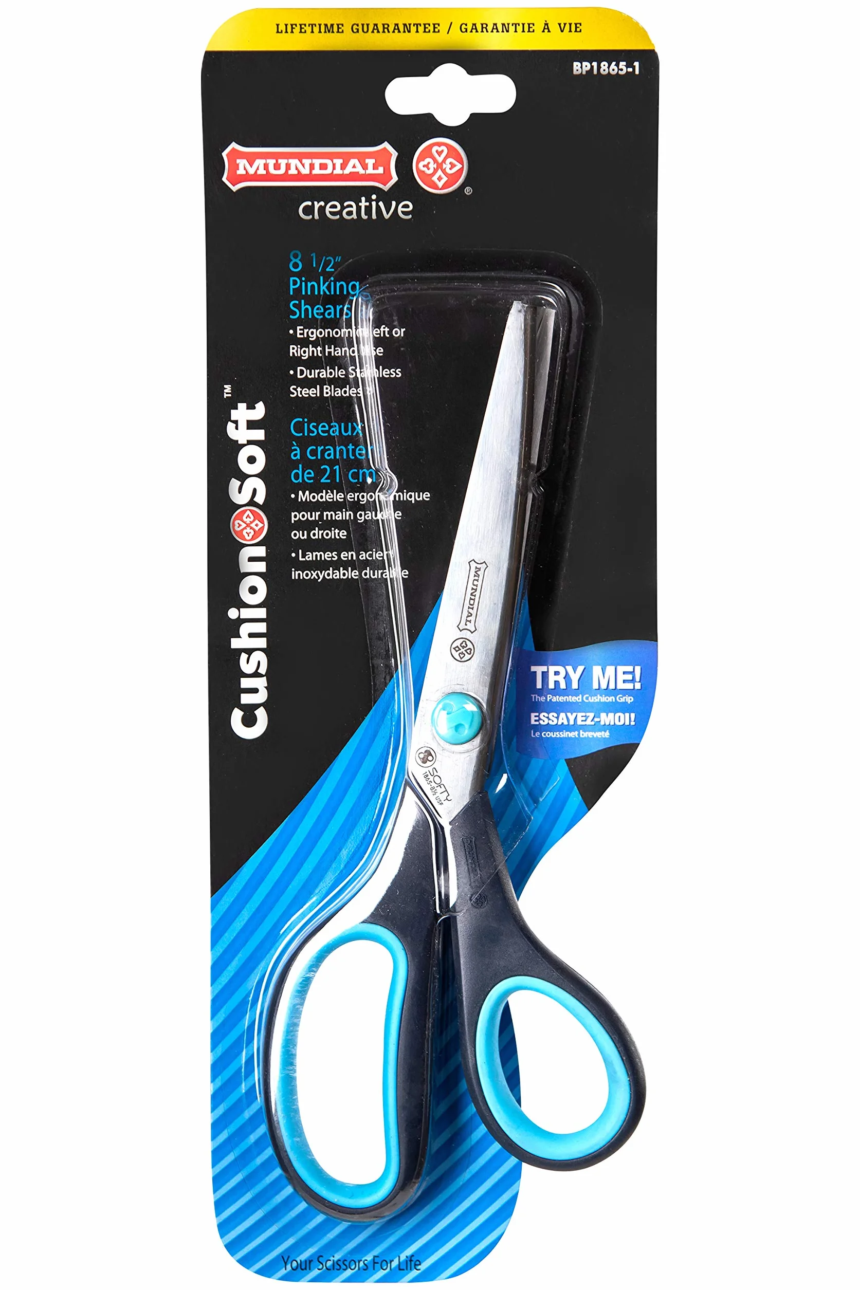 Cushion Soft Pinking Shears 8-1/2"-