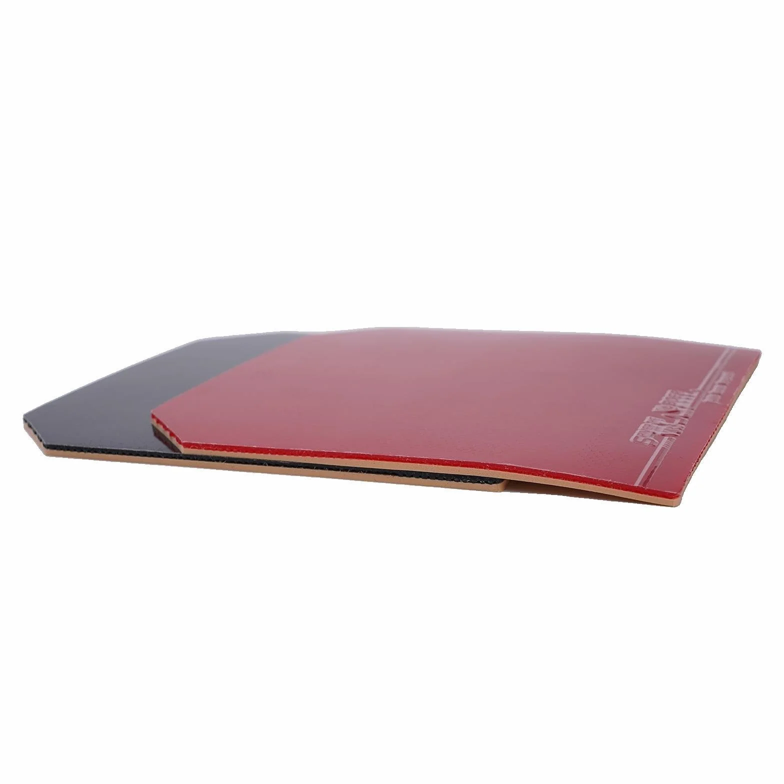 Oniissy Goma de tenis de mesa 2,1 mm dureza 40 repuesto raqueta ping pong control velocidad (negro + rojo)