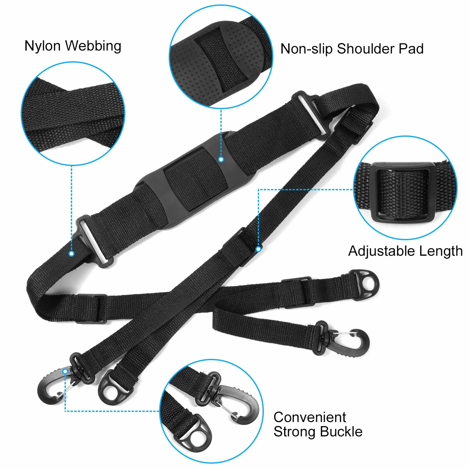Ainiv Correa Hombro Patinete Electrico Ajustable Transporte Mano Niños Bicicleta Plegable Xiaomi M365 Accesorios
