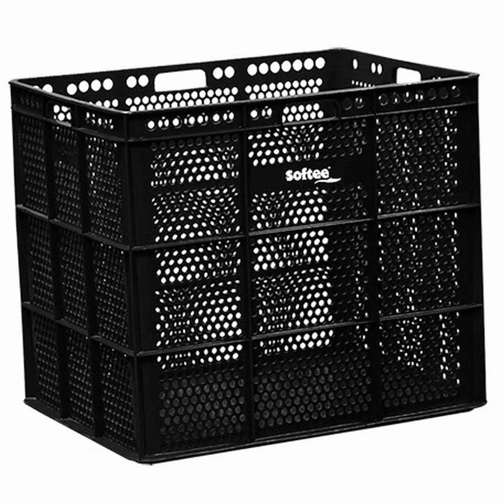 Softee Canasta Baloncesto 10/12 Balones 47.5 x 53.5 x 62 cm Negro