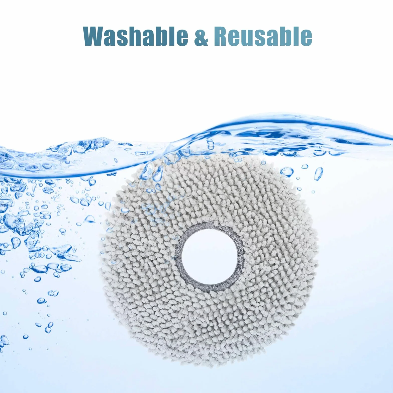 VIEWALL 10 Toallitas para ECOVACS DEEBOT T50 Pro Omni/Gen2/Gen3,T50 MAX Pro,T50 Omni,T30C Omni/Gen2,T30C Pro/Gen2,T30 Pro Omni,T30 Omni,T30S Pro/Combo Aspiradora,Microfibra Mejorada y Reutilizable