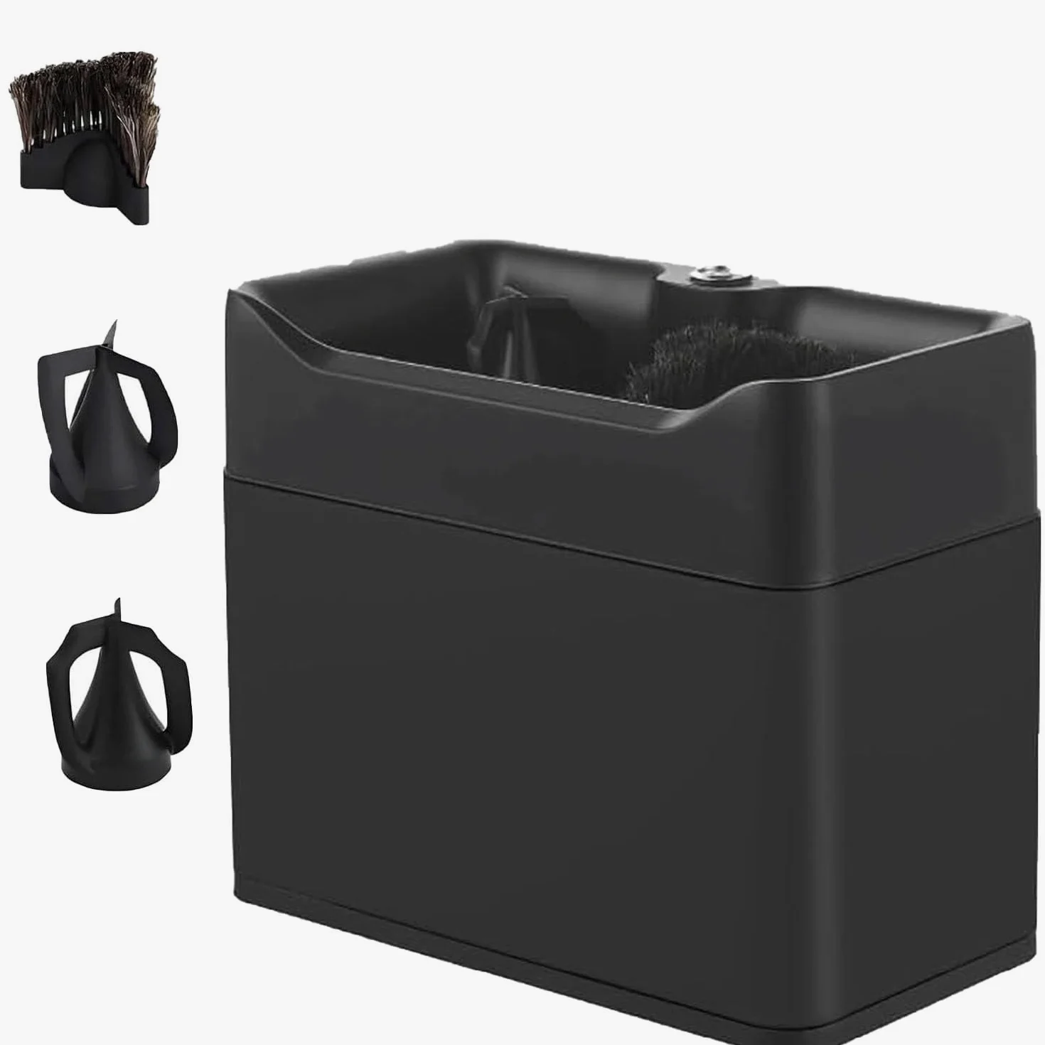 Limpiador automático portafiltros Espresso 340 RPM Acero Inoxidable Uso Comercial y doméstico Black