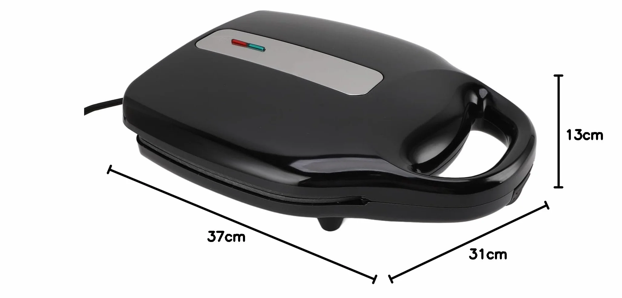 Máquina para Hacer Arepas, Fácil de Limpiar, Plancha para Panqueques de 1400 W, Calefacción de Doble Cara con 6 Ranuras de 3,5 Pulgadas para Postres (Enchufe europeo 220V)