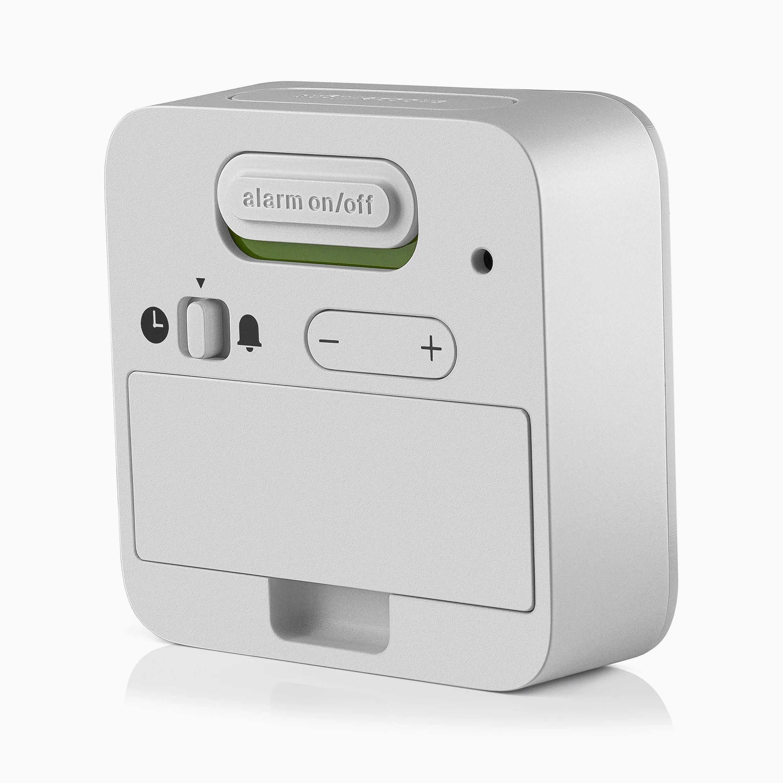 Braun Reloj Despertador de Viaje controlado por Radio Zona con Hora Central Europea (DCF) con función repetición, configuración rápida, Alarma por pitido en Crescendo Blanco, BC08W-DCF.