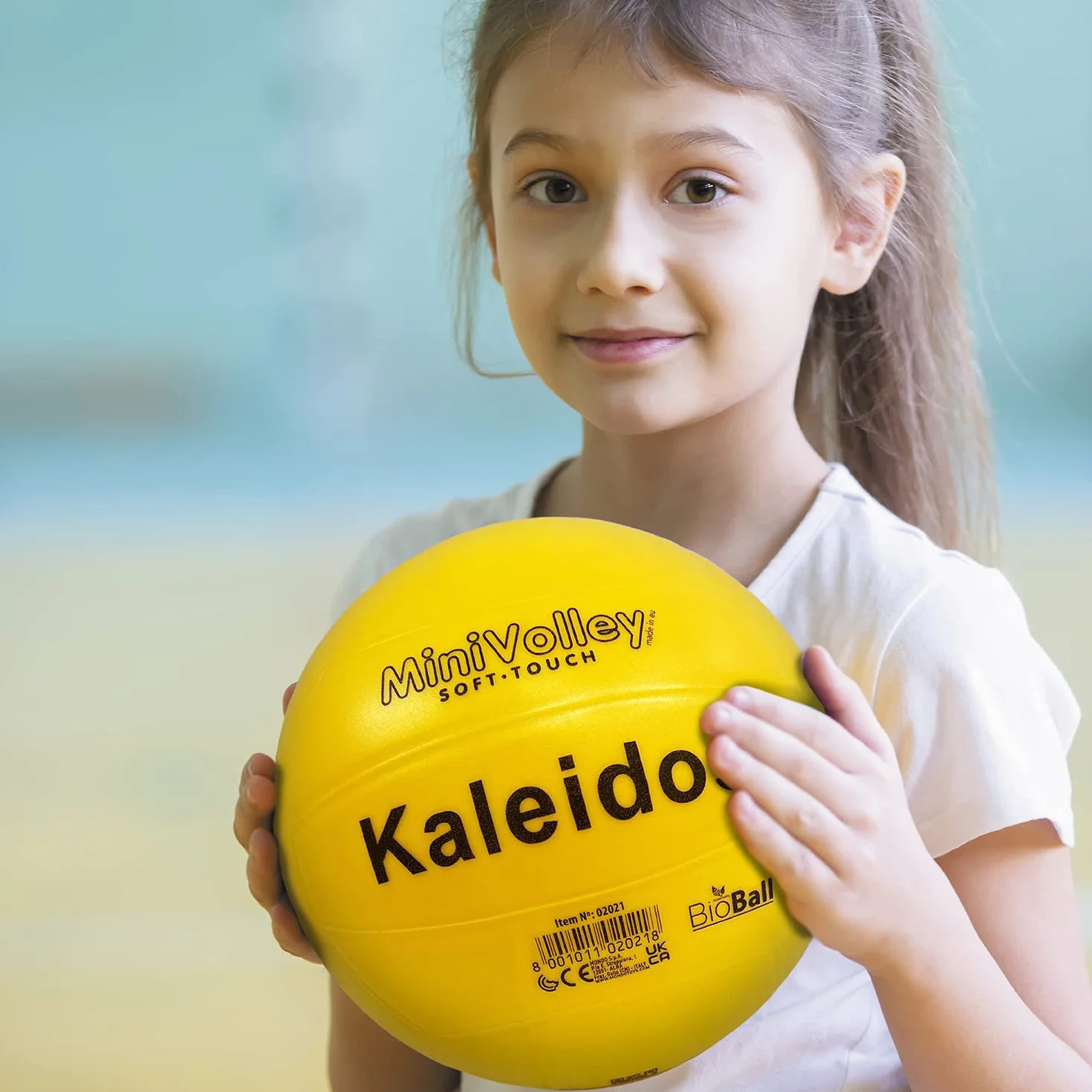Balón de Voleibol Mini Tamaño 5 250 g Amarillo Mondo Sport