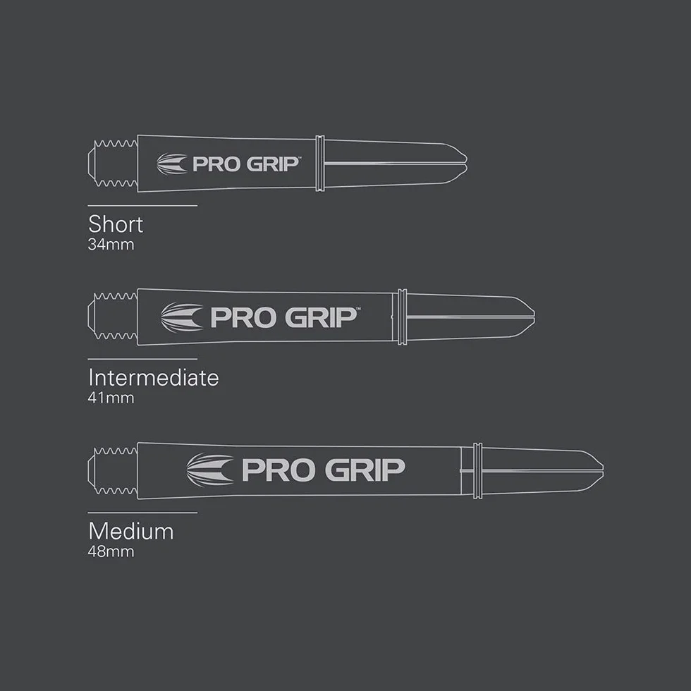 Target Darts - Juego de 3 Ejes de Dardos Pro Grip (22,8 cm)