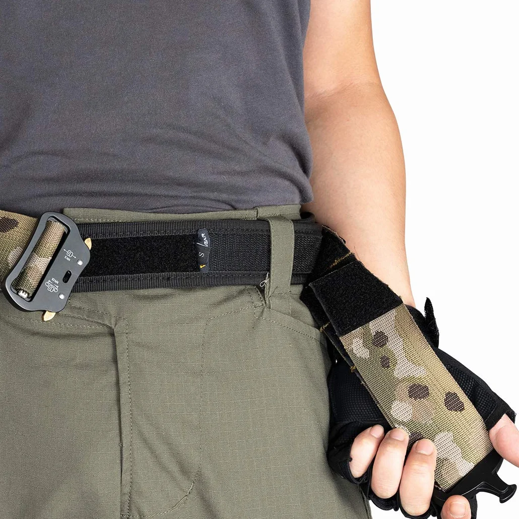 IDOGEAR Cinturón interior de 1,75" para Accesorios Tácticos con Forro de Gancho