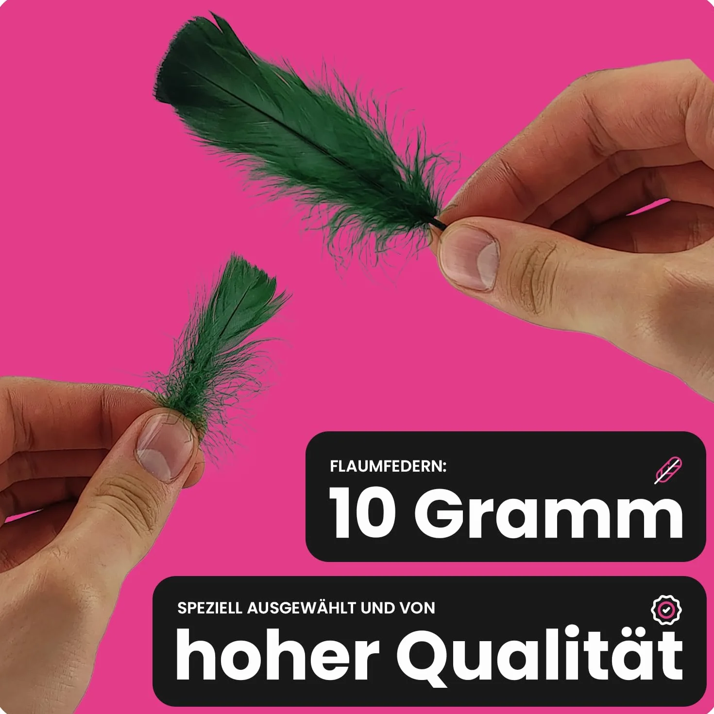 Netuno 150 Plumas Decorativas Verdes oscuros 10g Manualidades Decoración Atrapasueños Fiestas Pascua Navidad Bricolaje Hogar Bodas Cumpleaños Decoraciones Árbol Mesas Proyectos Creativos