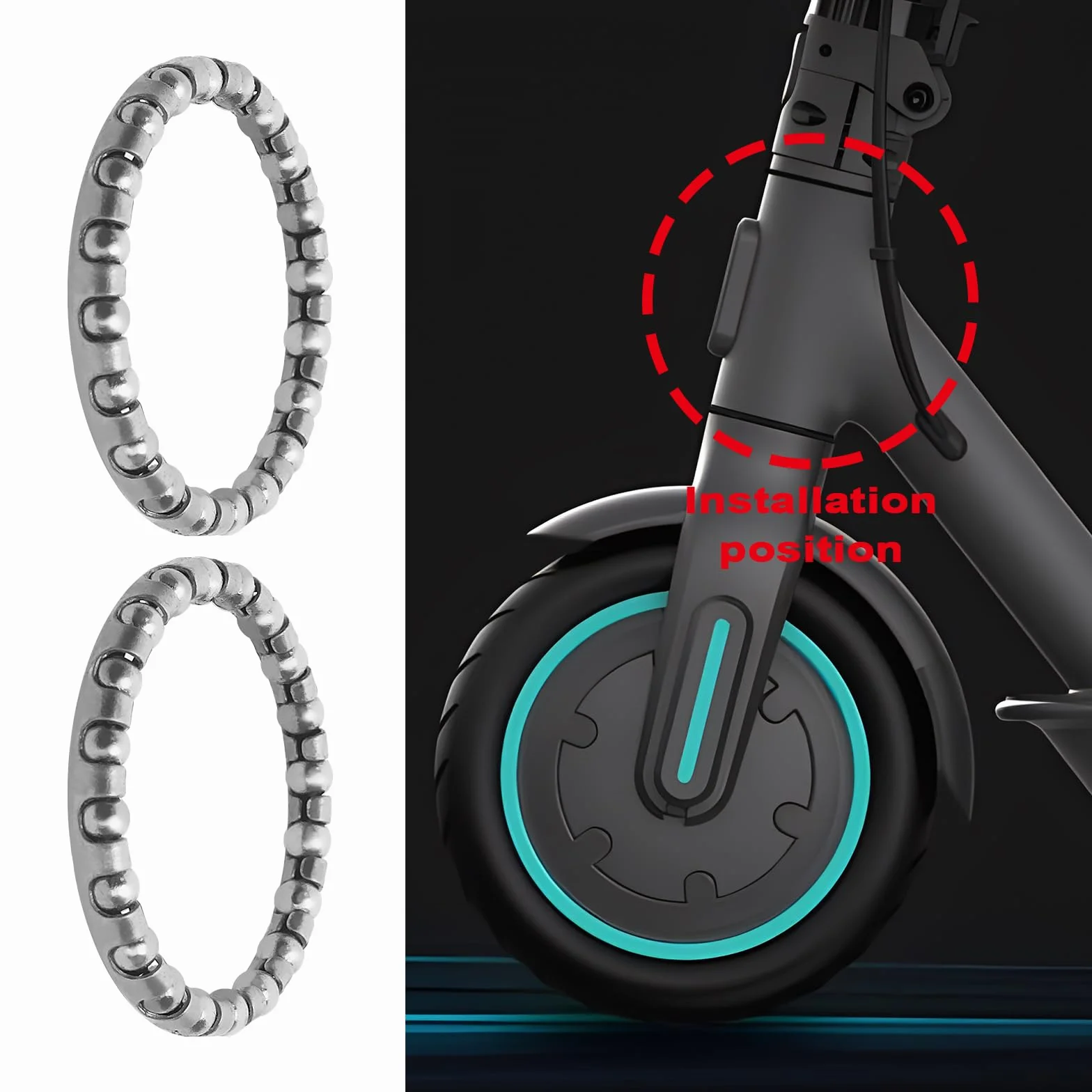 Xiaomi M365 1S 3 Essential Pro 2 Rodamiento de Scooter Eléctrico 4 Piezas Juego de Reparación
