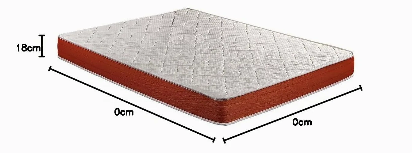 SmartCell Colchón Viscoelástico | 135x190 | Altura 18 cm | Alta Densidad | Máxima Ventilación | Antiácaros | Poliéter de Confort