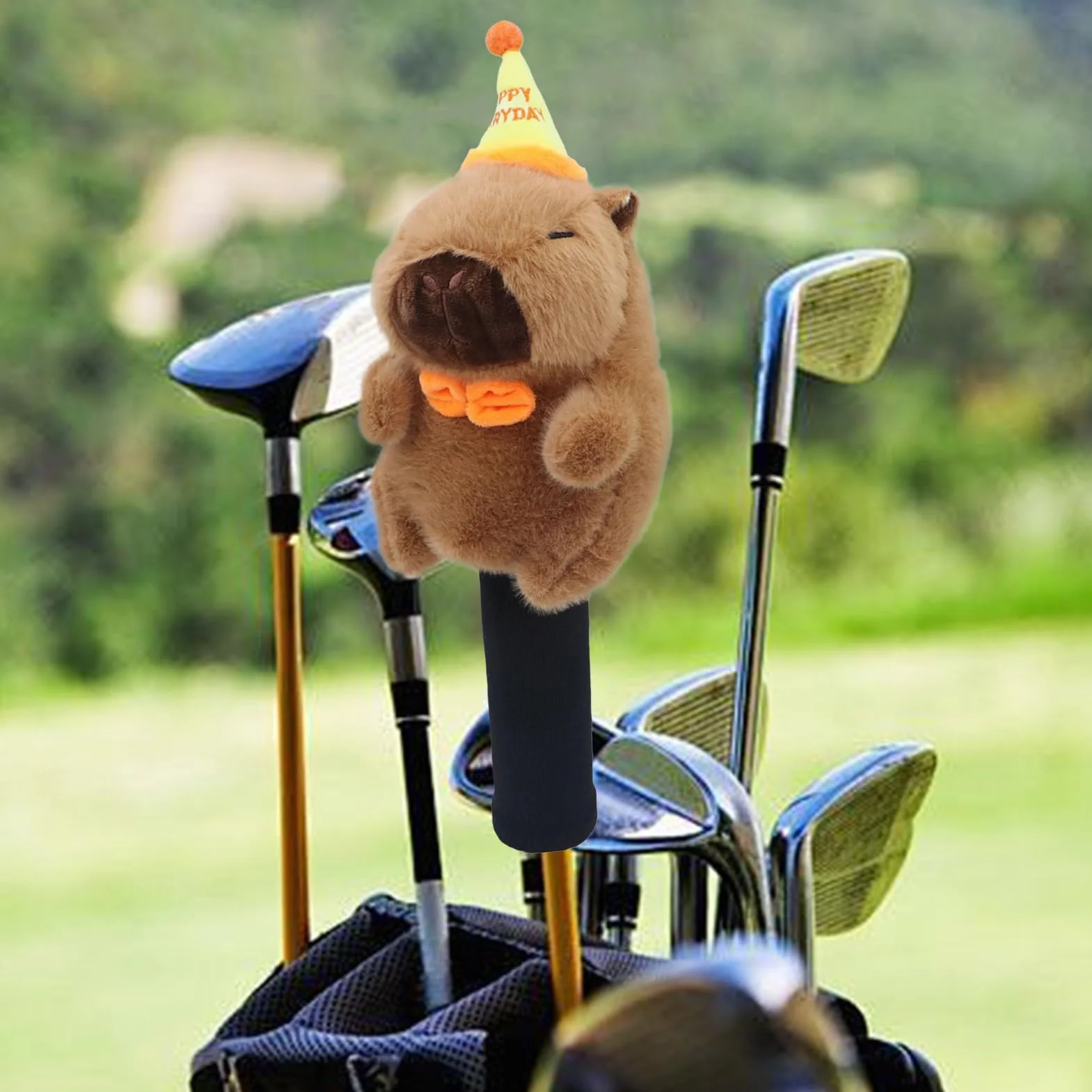 Funda para Cabezal de Golf Driver Animales Divertidos Peluche Accesorios Protectores
