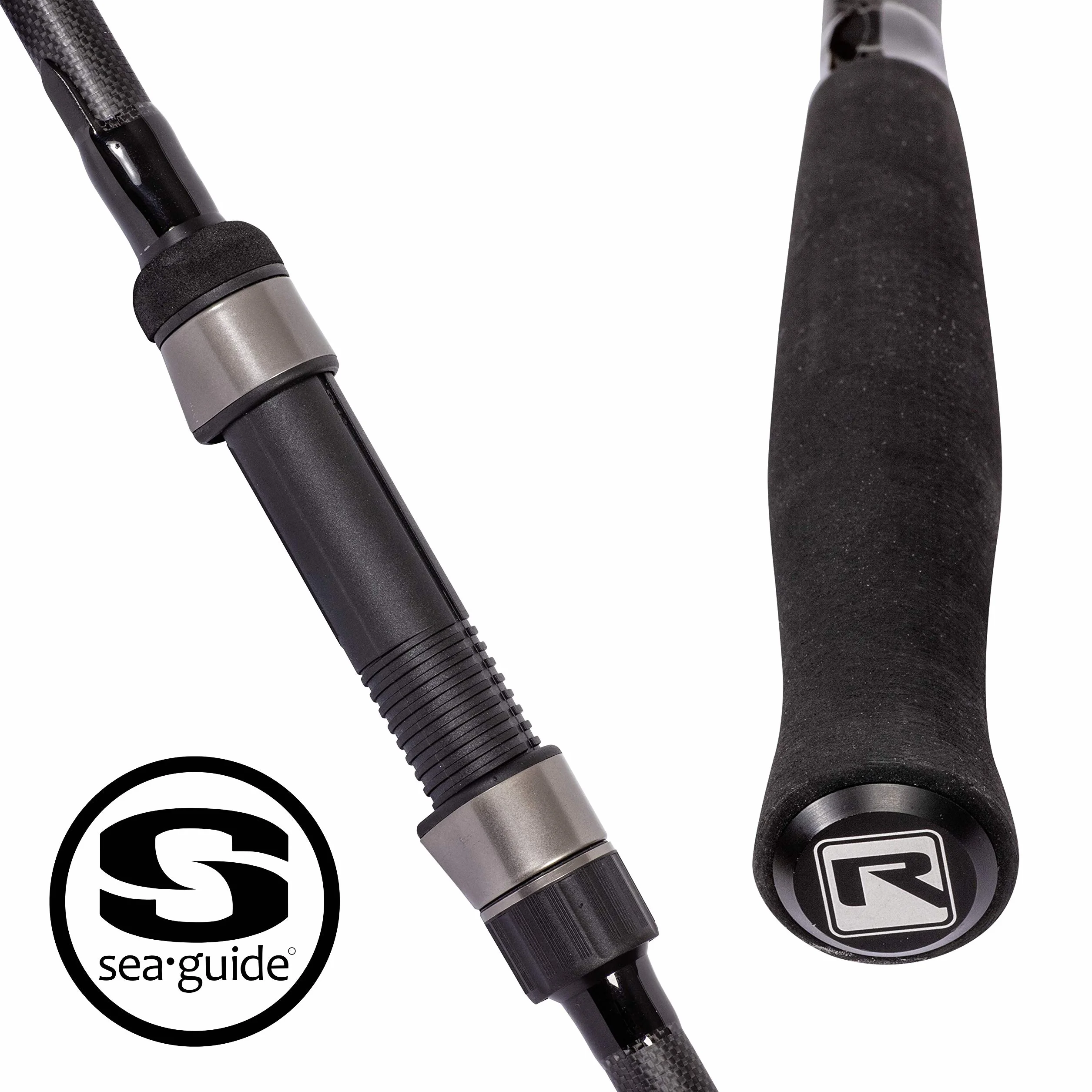 Radical Caña de Pescar para Carpas 3,9 m Negro