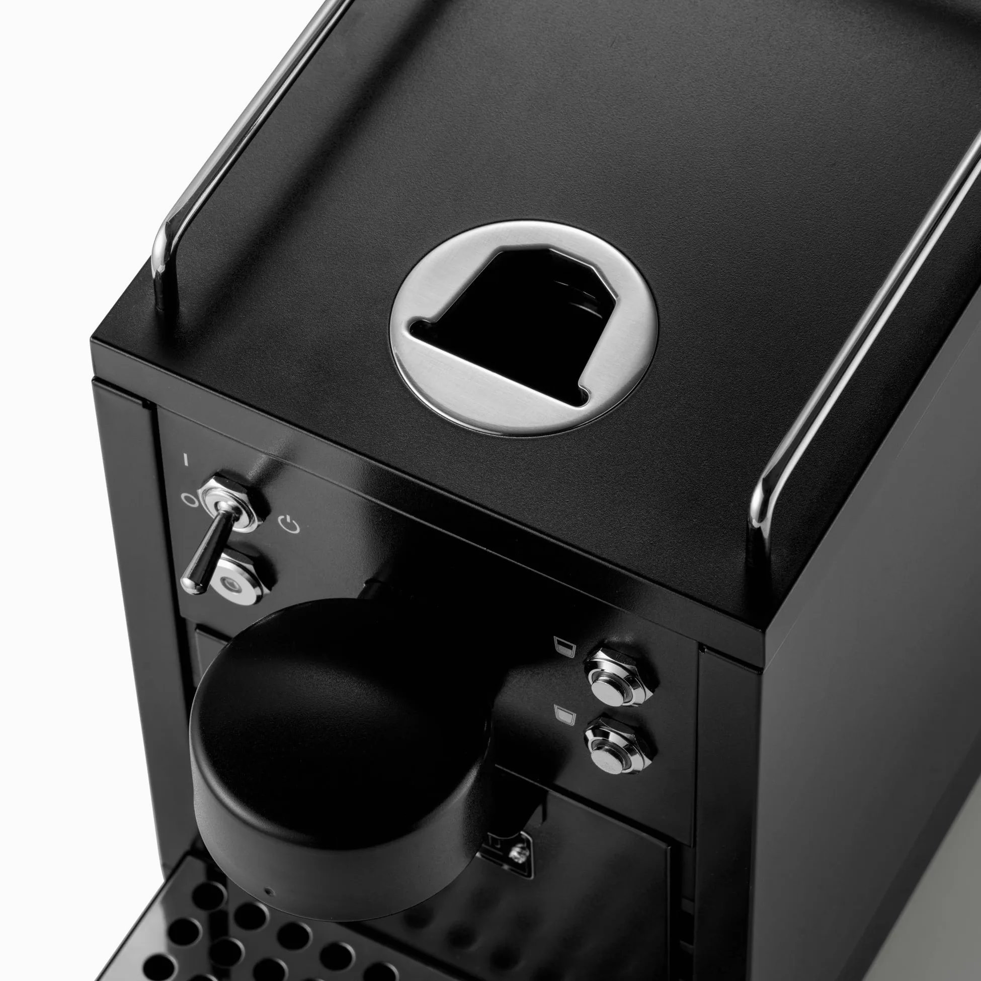 Sjöstrand The Original Máquina de Espresso - compatible con Nespresso, carcasa de acero inoxidable (Acabado Negro Mate)