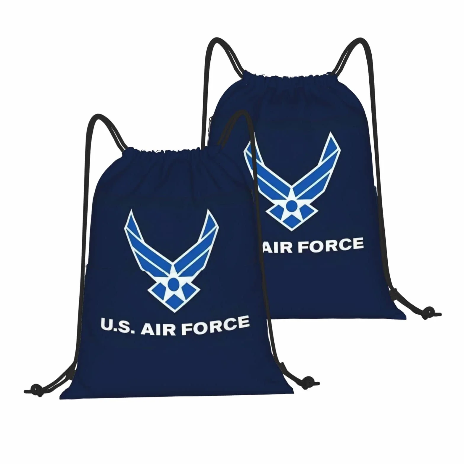 Air Force Military Flag Mochila Bolsa Deporte Gimnasio Saco con Cordón