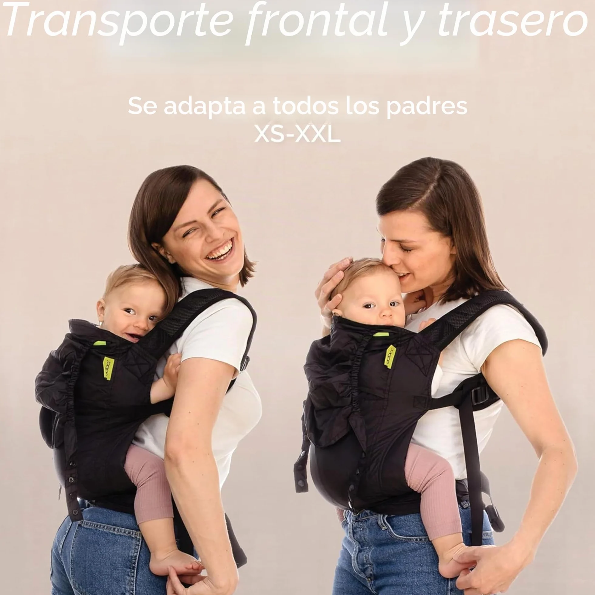 Boba Air Mochila Portabebé ultraligera Black