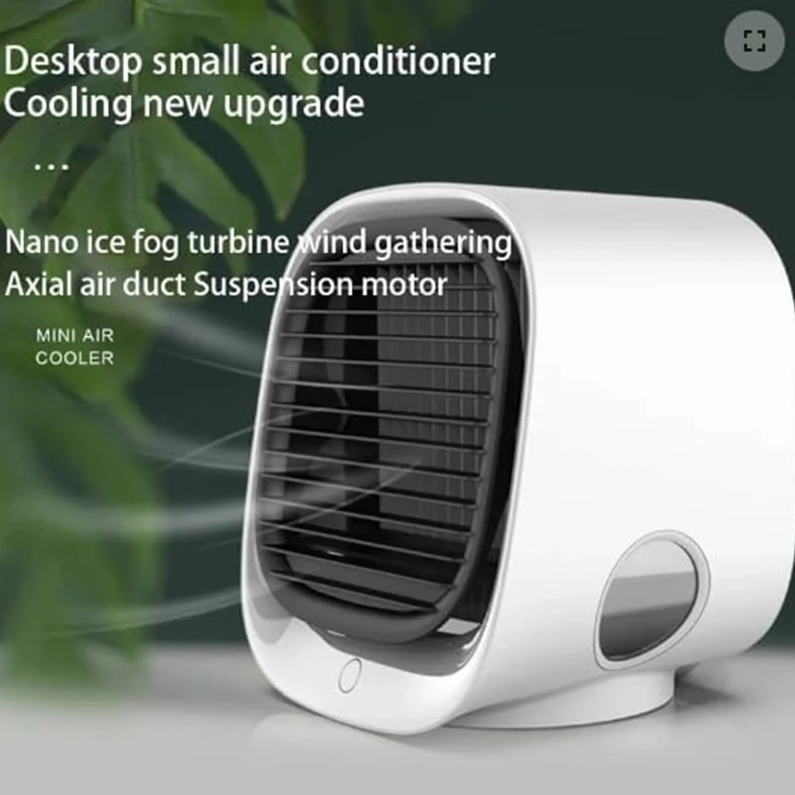 Oribreeze - Aire acondicionado, enfriador de aire Oribreeze, aire acondicionado portátil, enfriador de aire evaporativo para el hogar, oficina, dormitorio (blanco)