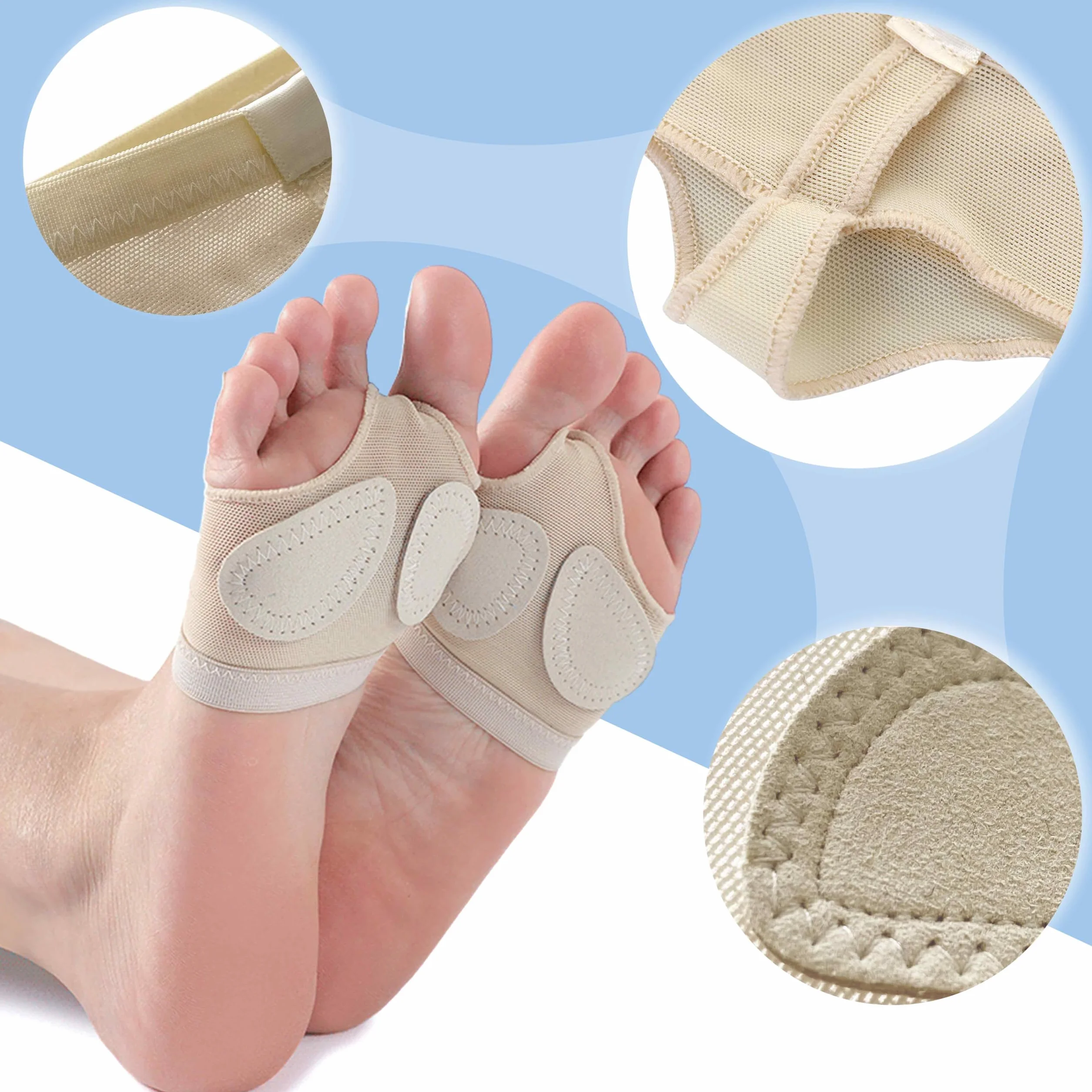 Almohadillas para danza NIÑOS Y ADULTOS anti-derrapantes para ballet yoga gimnasia jazz moderno