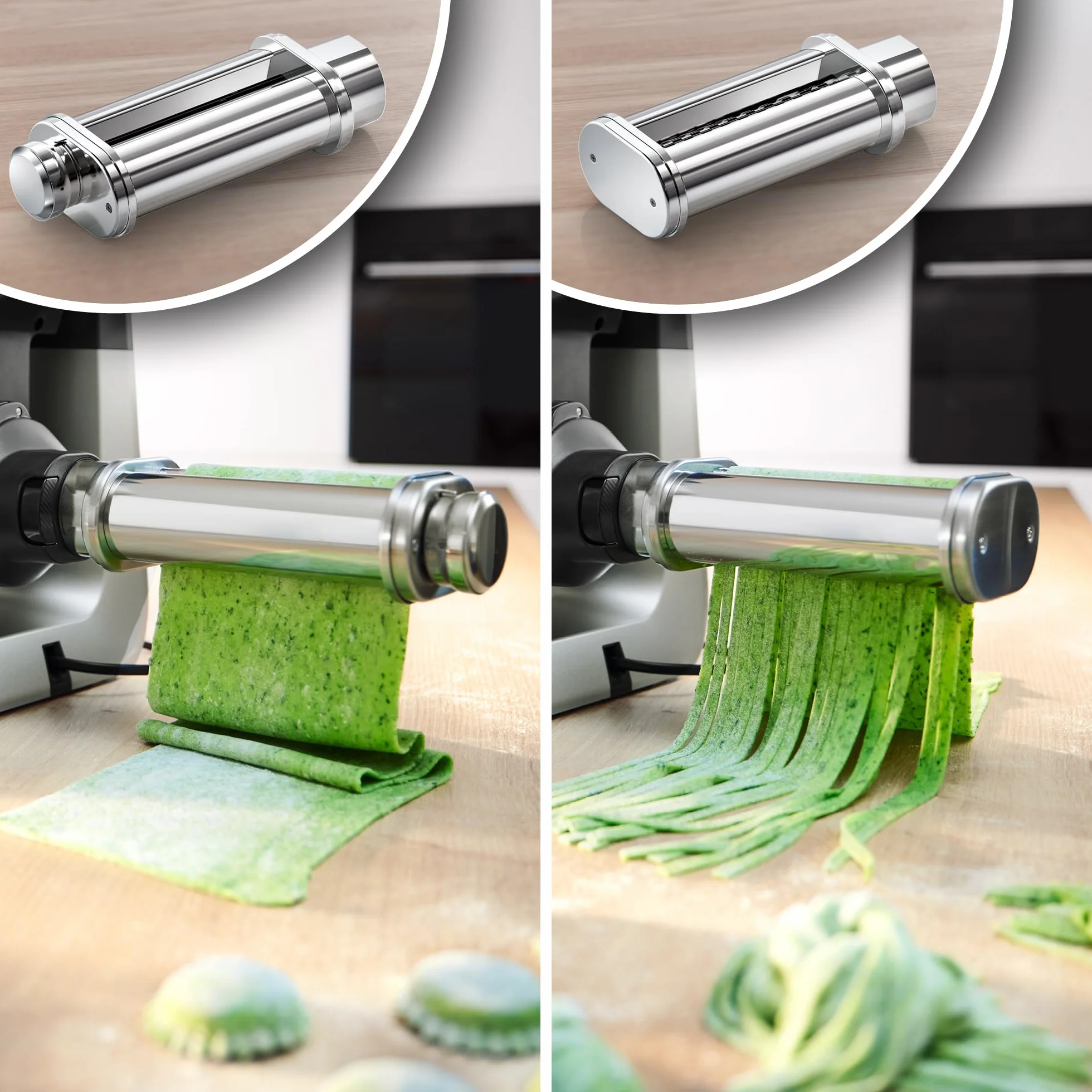 Bosch - Set PastaPassion, Accesorios para pasta, Para Robots de cocina Series 6, MUZS6PP
