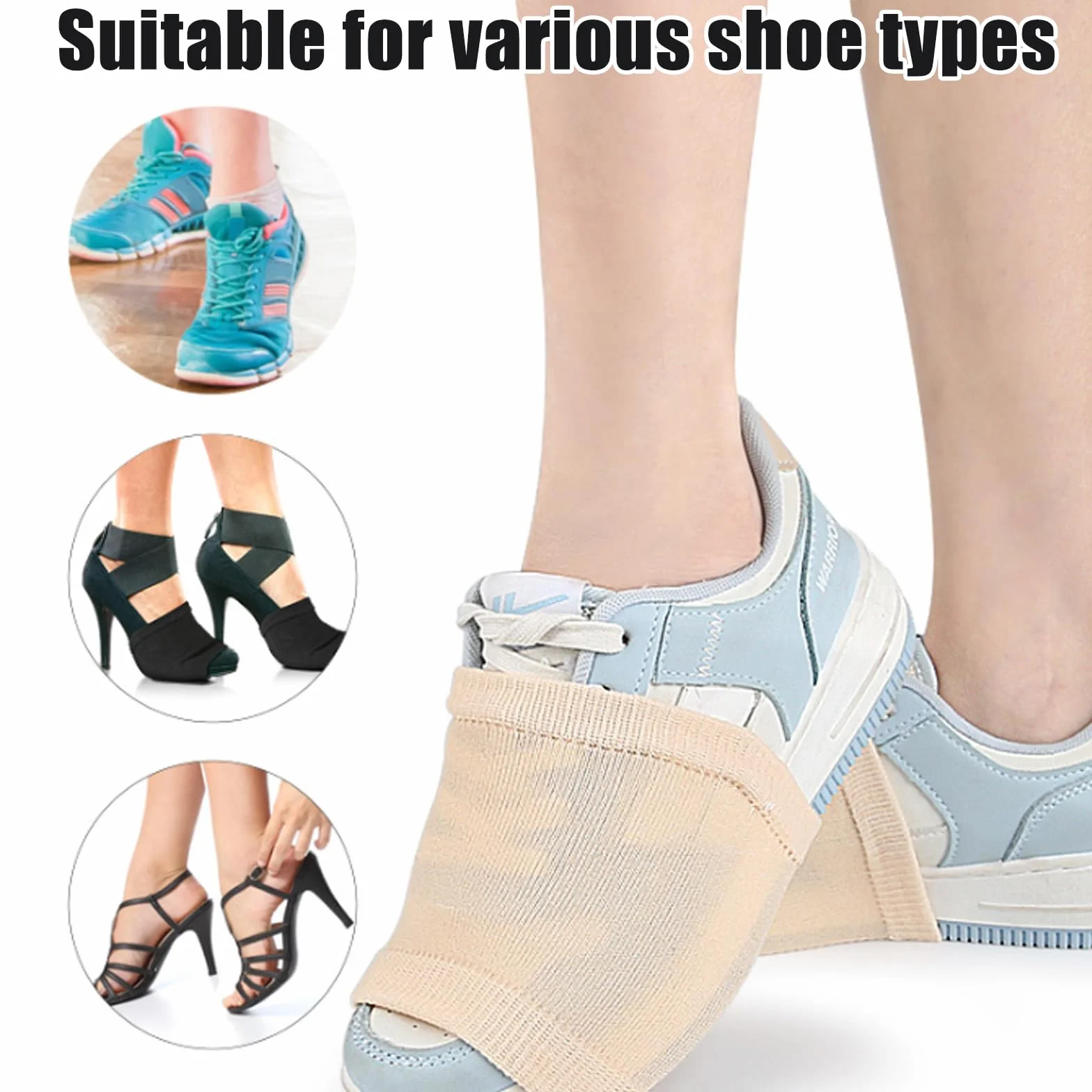 Calcetines de baile antideslizantes MUU 3 pares fundas para zapatos de danza unisex giratorios ballet hip hop irlandesa