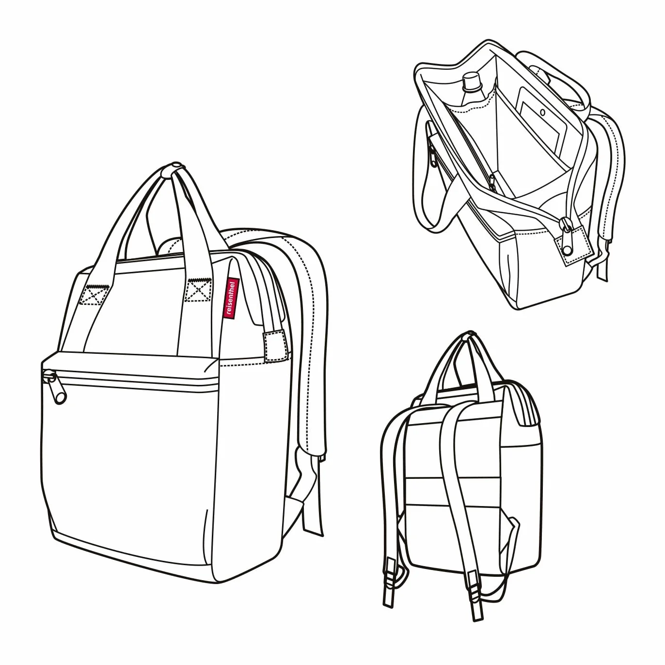 Reisenthel ALLROUNDER R OP-ART Gym Bag Mujer Tamaño Unica