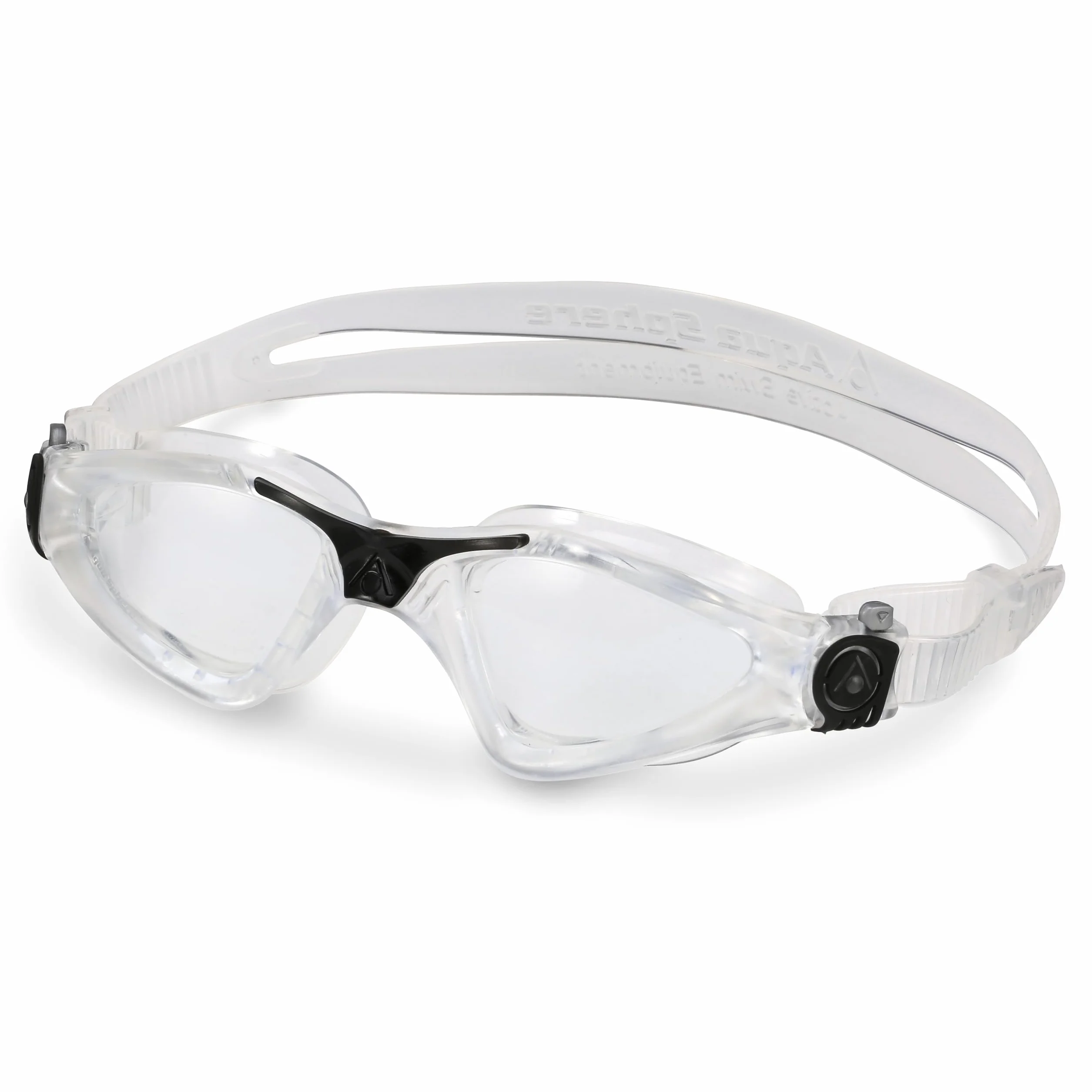 Aquasphere Kayenne Gafas de natación para adultos con protección UV, sellado de silicona, visión 180°, lentes antivaho