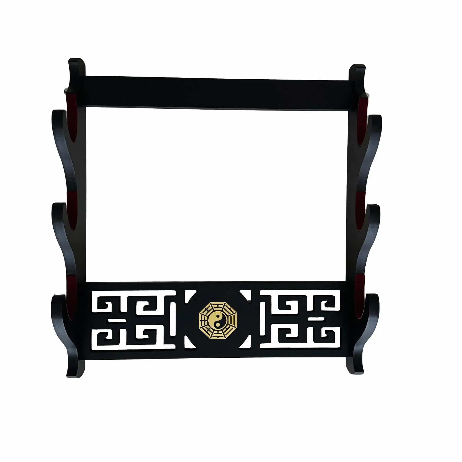 Sword Mount Wall Sword Holder Display Stand for Katana Wakizashi Samurai Swords 3 Tier