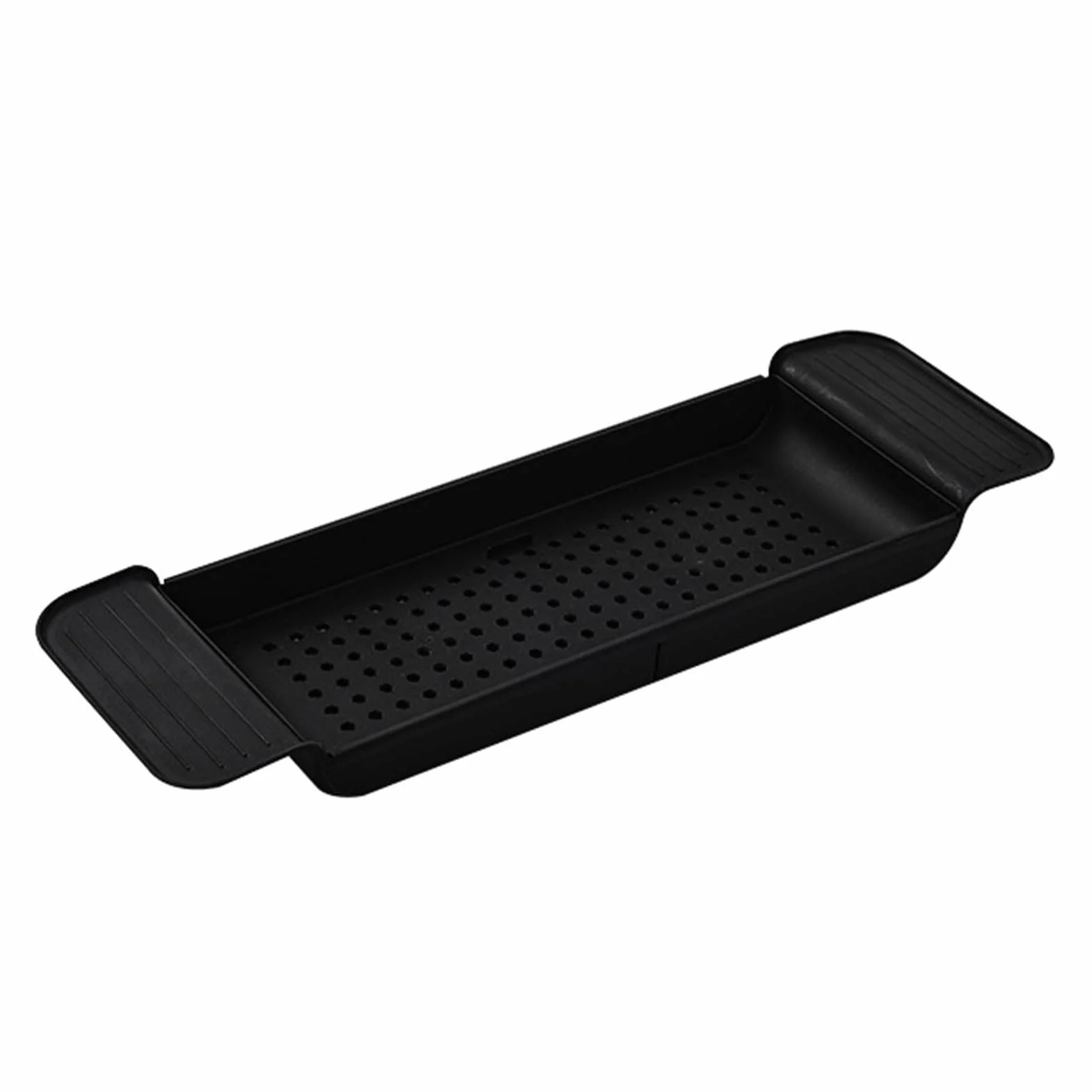 Bandeja para Bañera, Mesa para Bañera con Carrito de Baño Colocación Estable para Baño (Negro)