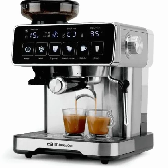 Orbegozo Cafetera Expreso EX 8000-1250W- 20 Bares