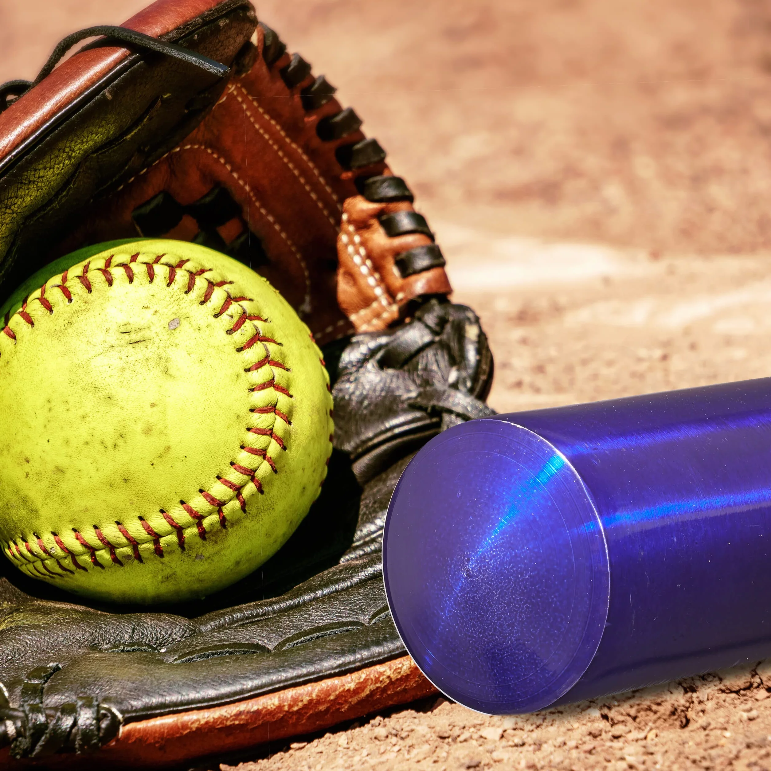 Relaxdays Bate Béisbol Aluminio 34 Pulgadas 86 cm Mango Antideslizante Azul