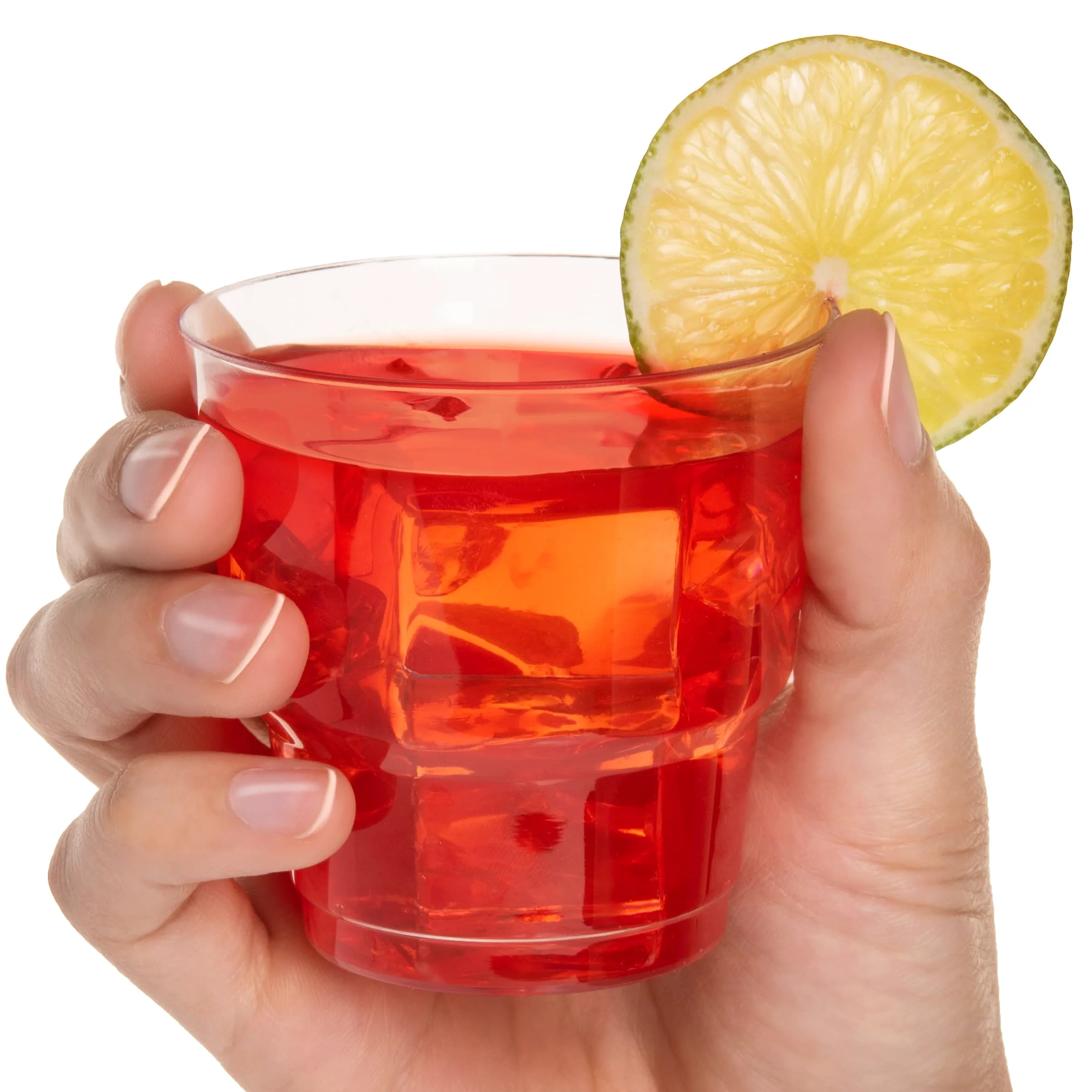 Vasos pequeños de fiesta de 5 onzas, paquete de 96 unidades, plástico duro transparente, resistente, grado alimenticio, mini tazas para cócteles y bebidas de fiesta, reutilizables, 96