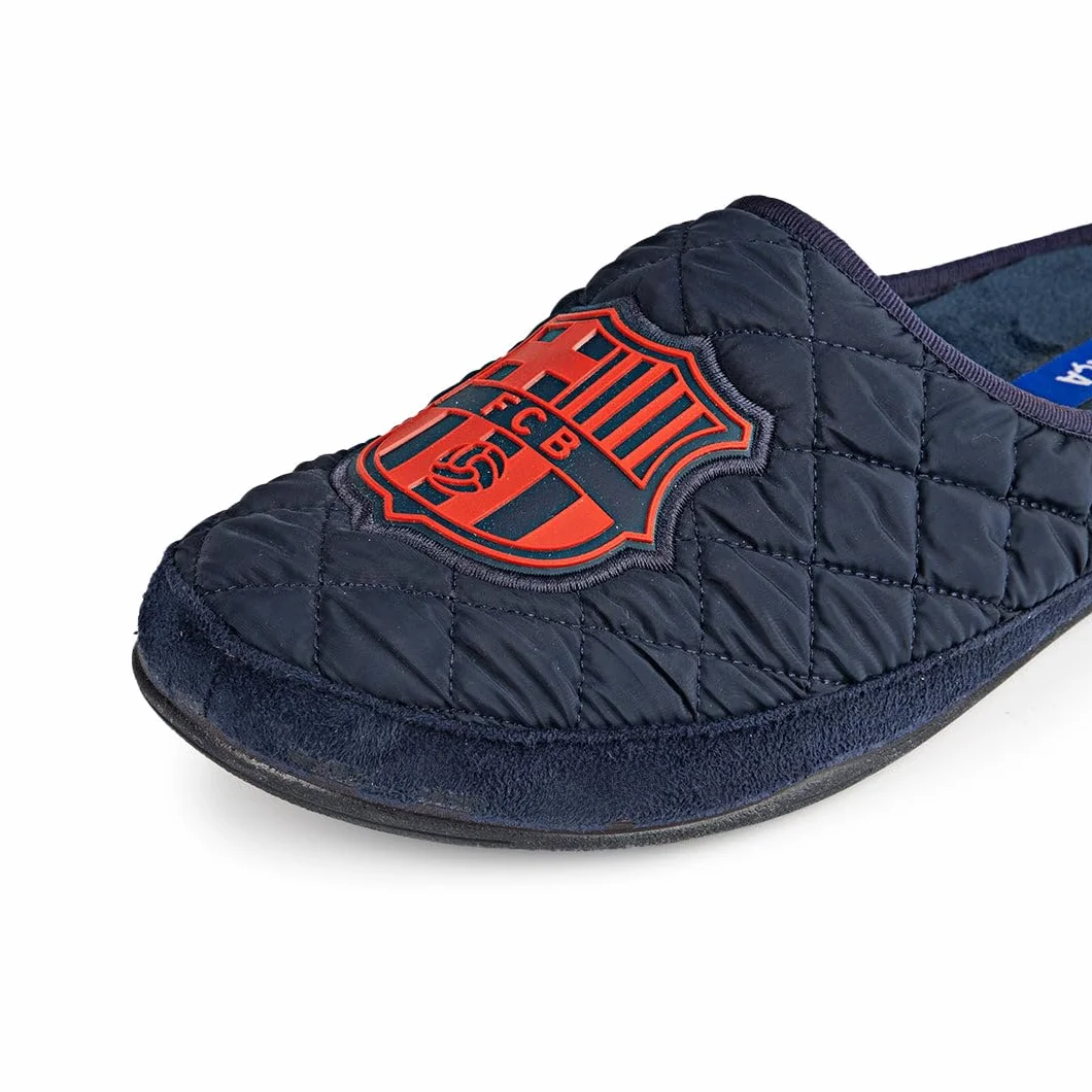 MARPEN Slippers, Zapatillas Equipo de Fútbol FC Barcelona Acolchadas