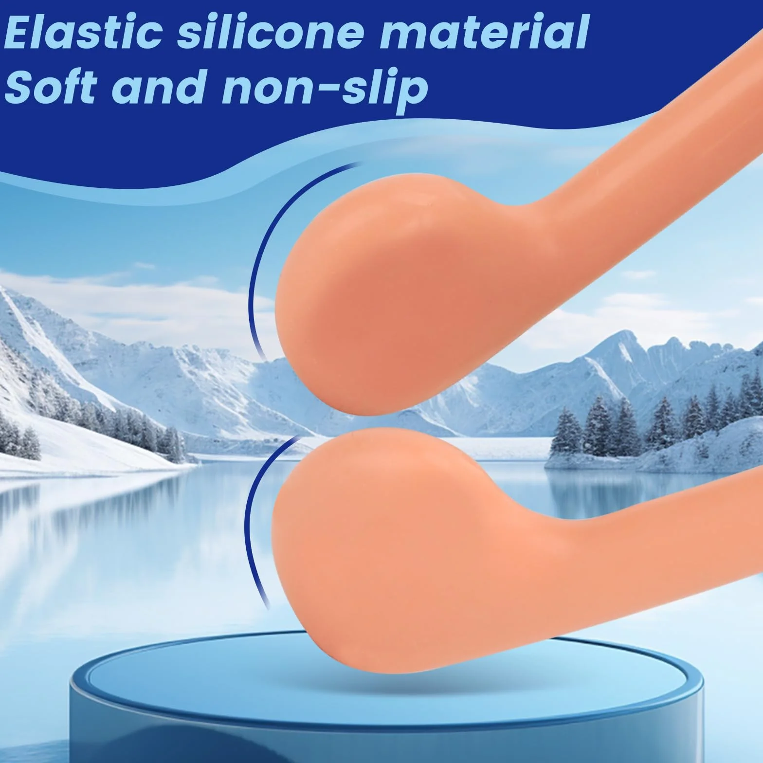 Pinza de Nariz de Natación de Silicona para Adultos 3PCS
