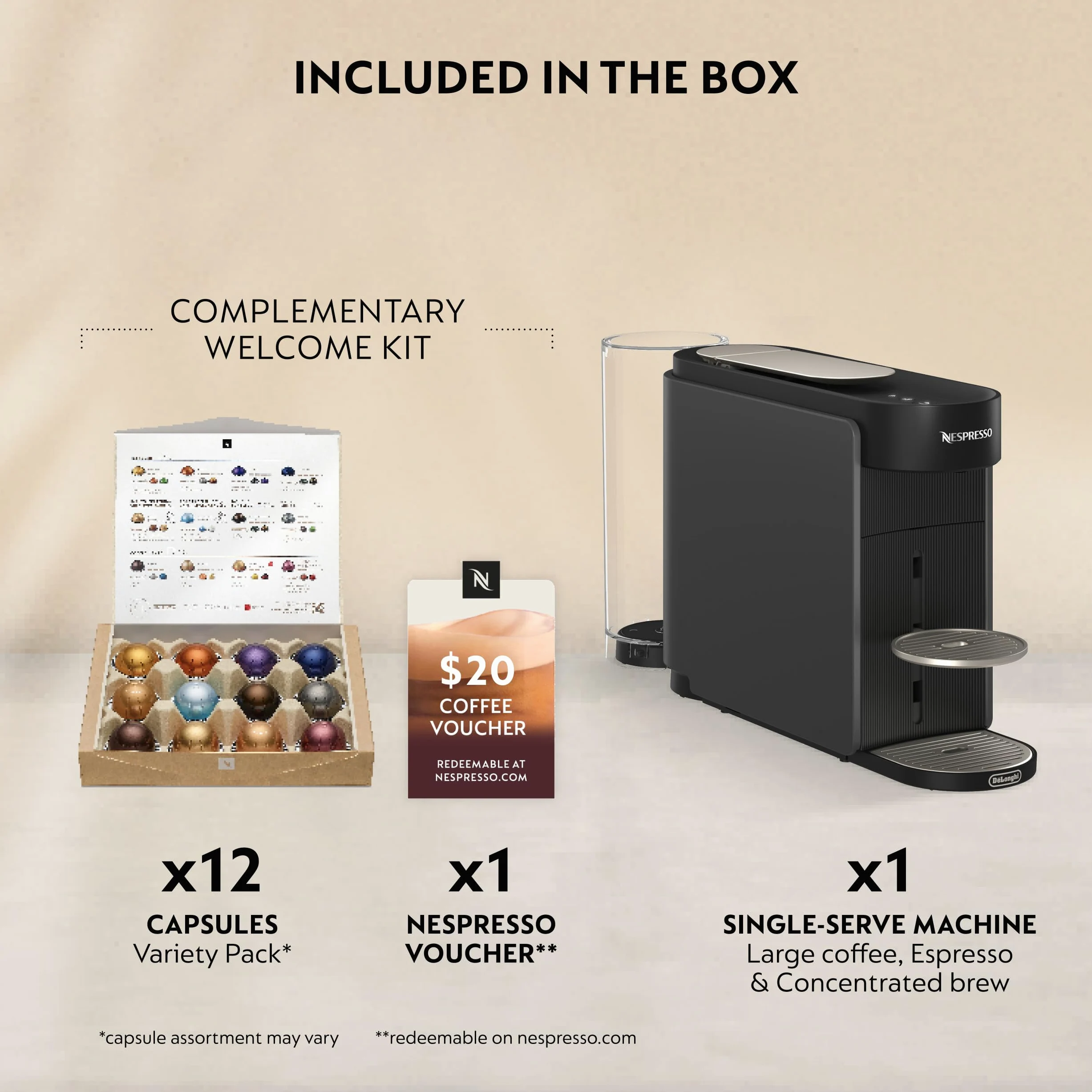 Nespresso DeLonghi Vertuo Up Máquina espresso