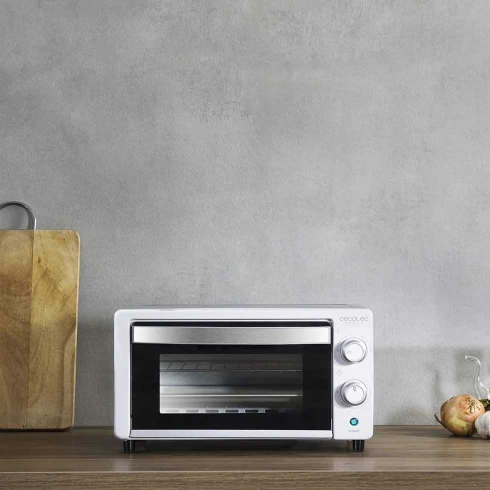 Cecotec Horno de sobremesa Bake&Toast 1090 White, 10 L, 1000 W, Temporizador 60min, 230ºC