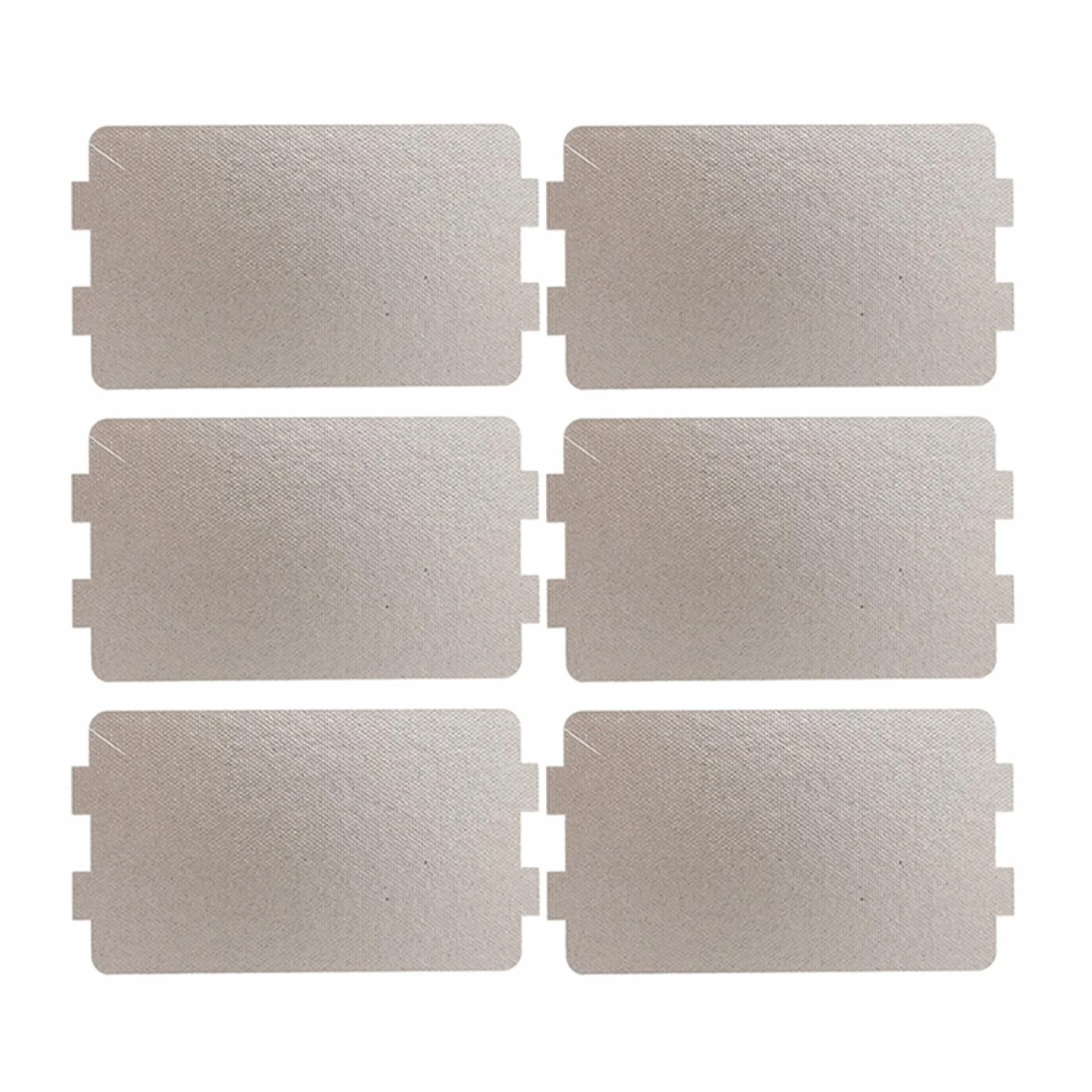 Alipis 6piezas Placa Mica Microondas Resistente Al Calor Cubre Guía Onda Microondas Compatible Aislamiento y Protección Contra Quemaduras