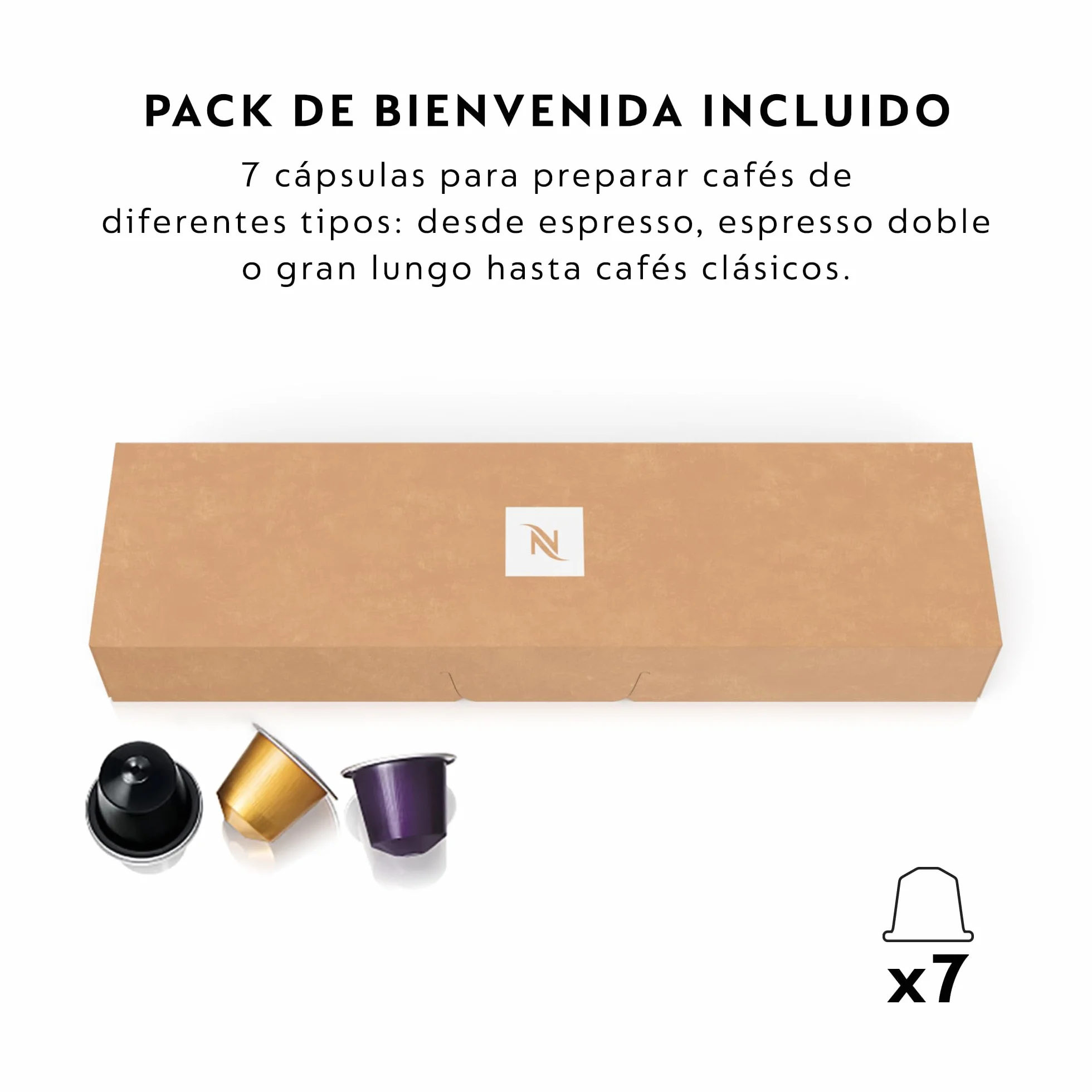 Nespresso Krups Essenza Mini XN1101PR5 - Cafetera Monodosis de Cápsulas Nespresso, Compacta, 19 Bares, Apagado Automático, Color Blanco