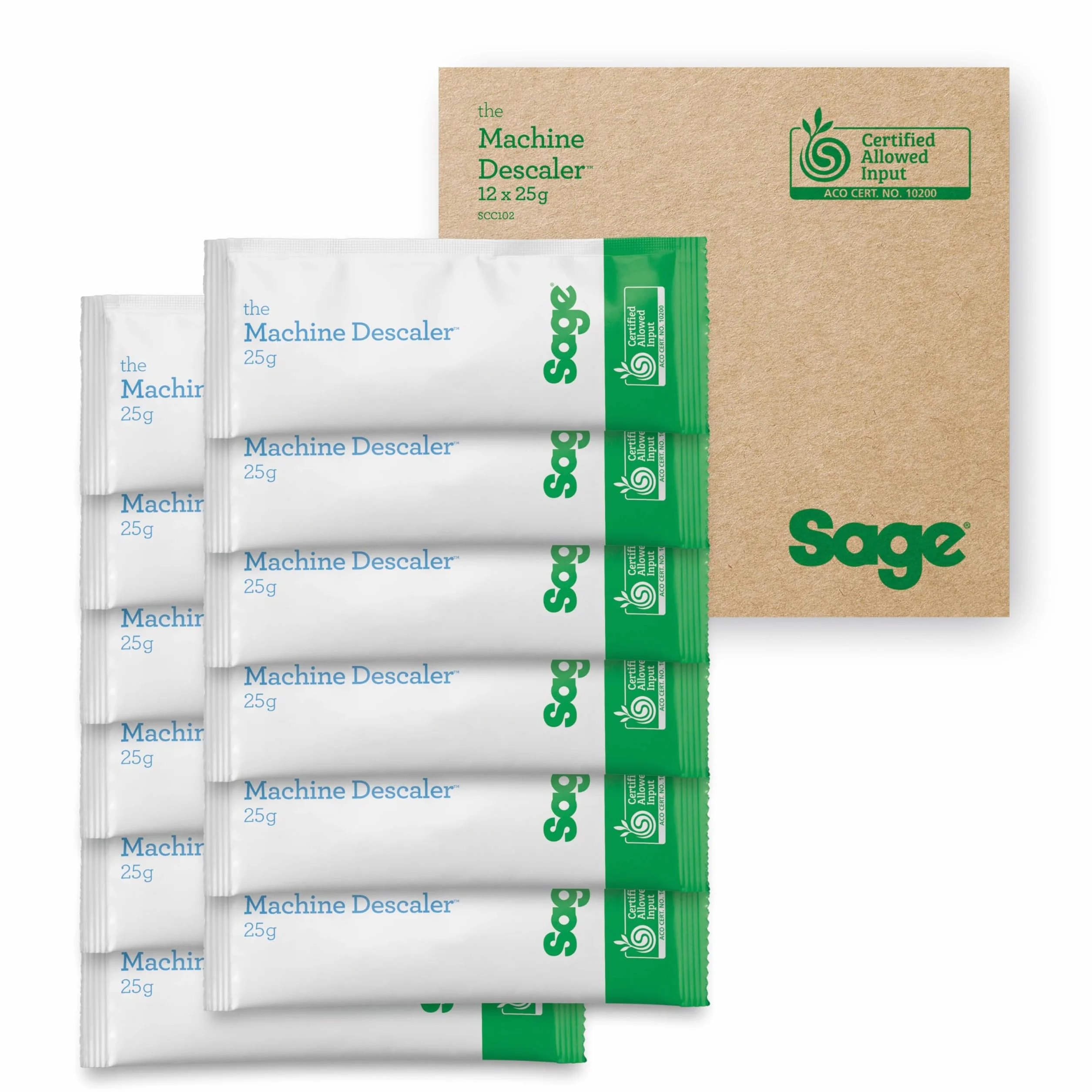 Sage - Descalcificador para Máquinas de Café y Hervidores Sage - Pack de 12