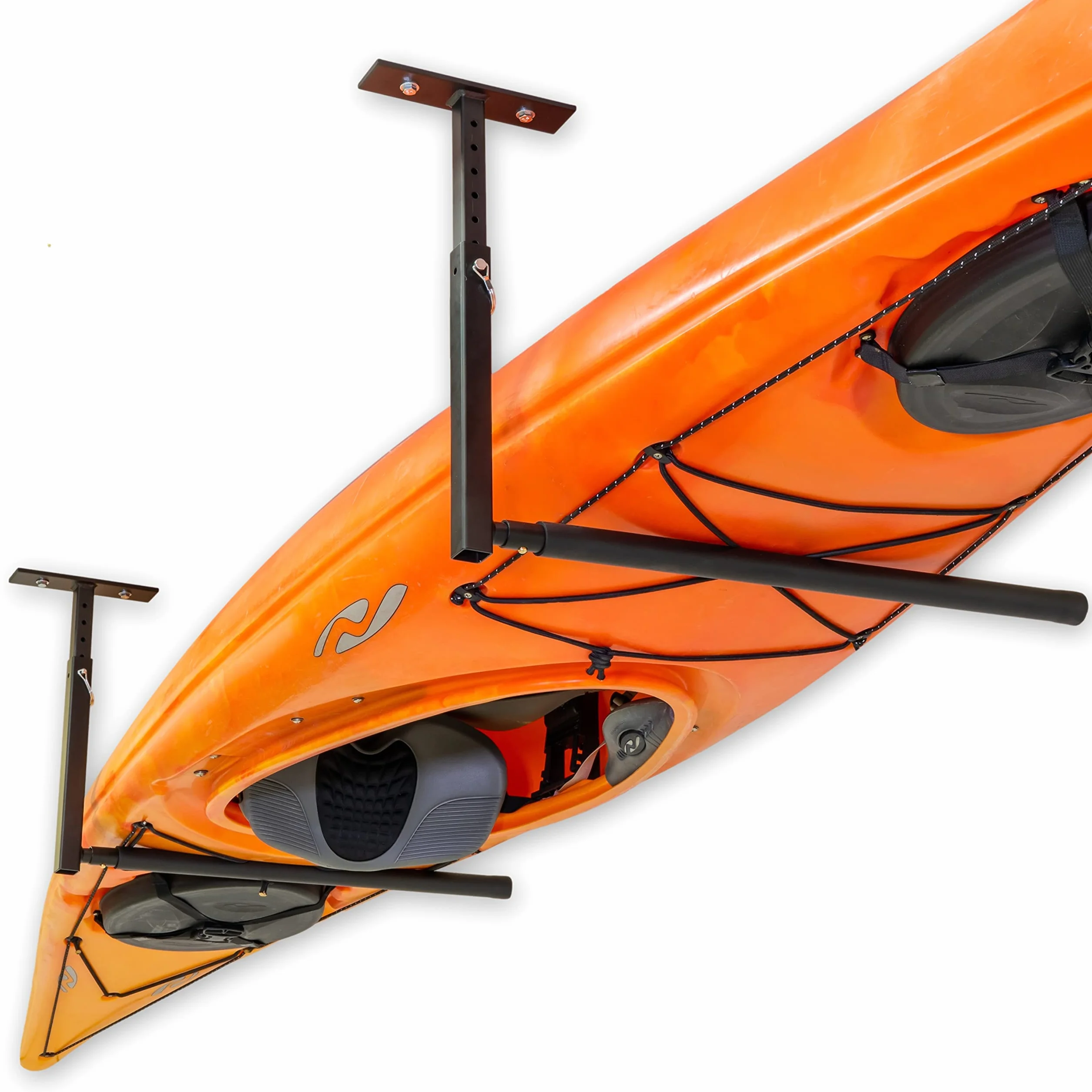 StoreYourBoard Estante de Techo Individual para Kayak, Soporte Ajustable