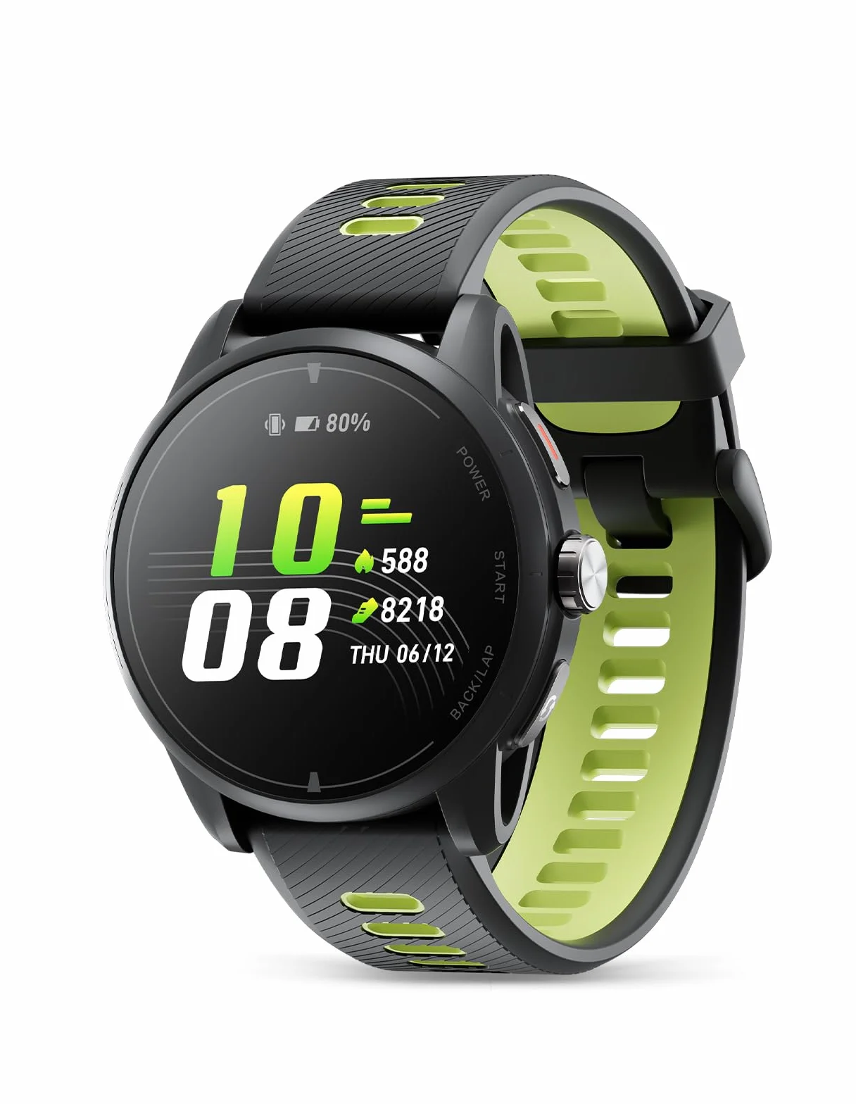iGPSPORT VeRun Reloj Inteligente para Correr Ultraligero AMOLED 1,32" GPS Doble Frecuencia 14 Días Autonomía Negro