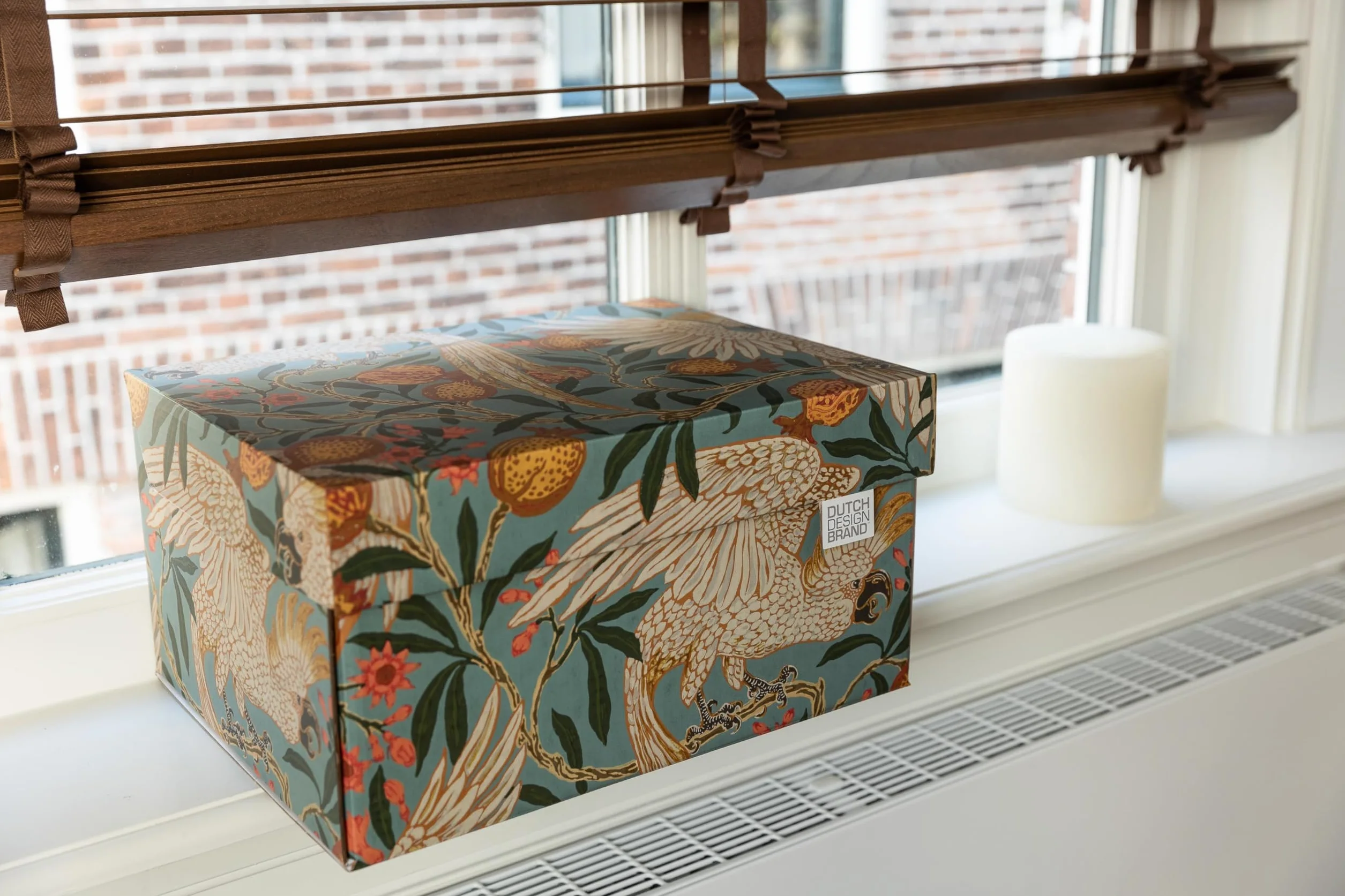 Cockatoo Pomegranate Caja de almacenamiento 39,5 x 32 x 21 cm