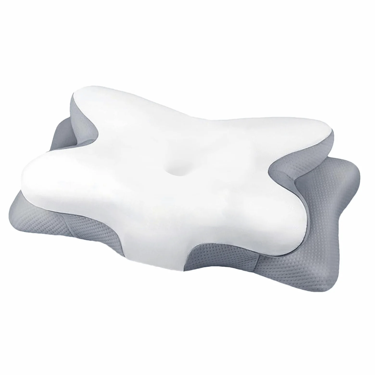 Almohada de Espuma Viscoelástica Soporte Para Cuello Y Rebote Lento | Almohada Viscoelástica para Dormir en Casa para Mujeres, Hombres, Adultos, Mayores, Hotel, Viajes, Sofá, Camping
