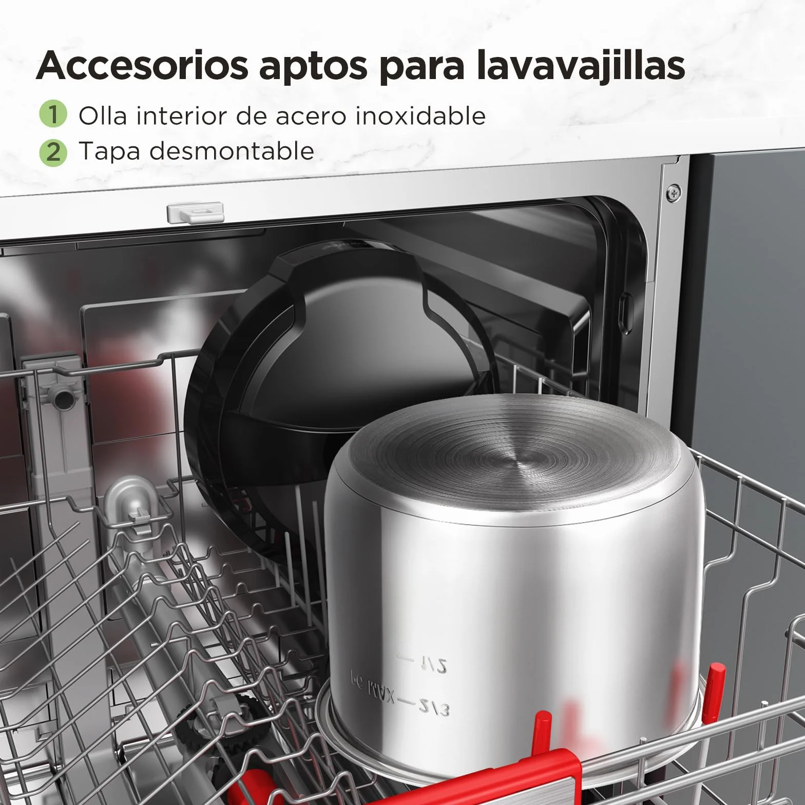 Midea Olla Rapida a Presión Eléctrica MY-CS8037WP